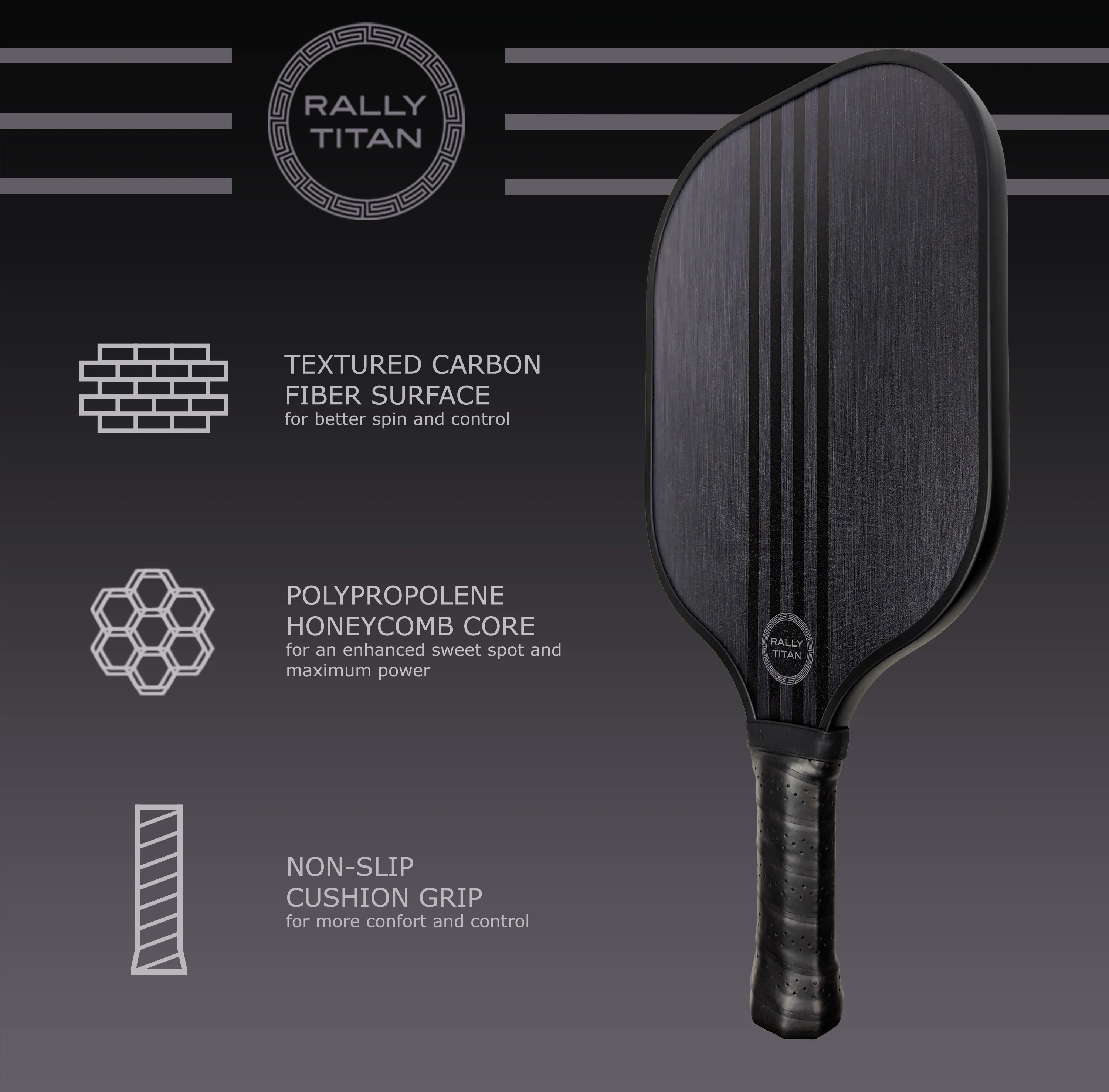 Mavro | 10MM | T300 Textured Carbon Fiber Surface - Image 3