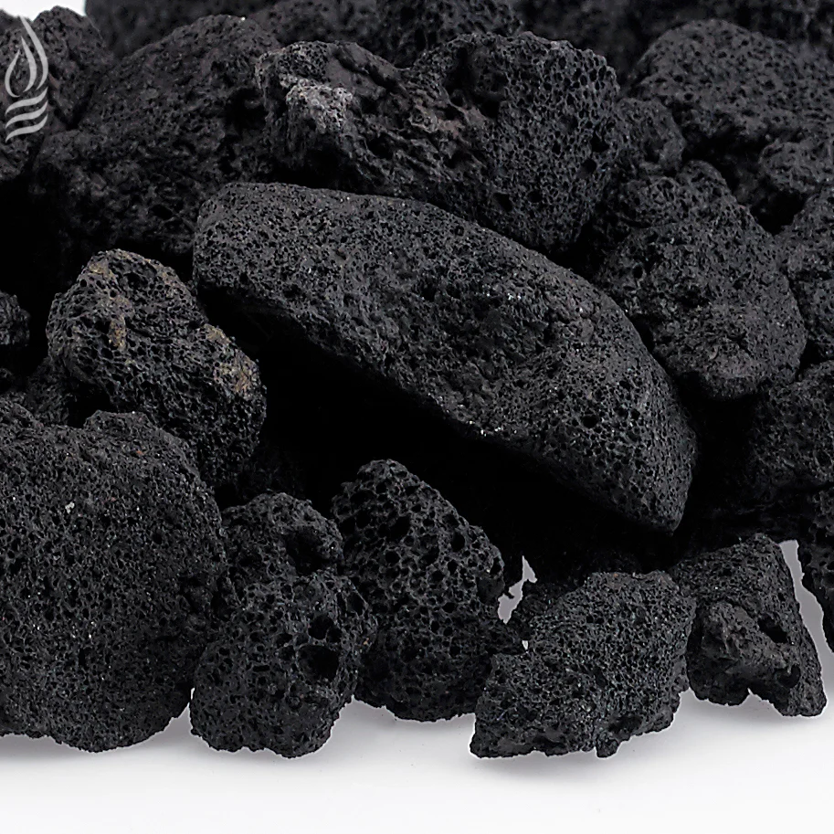 Medium Black Lava Rock - 1/2" - 1" - Image 2