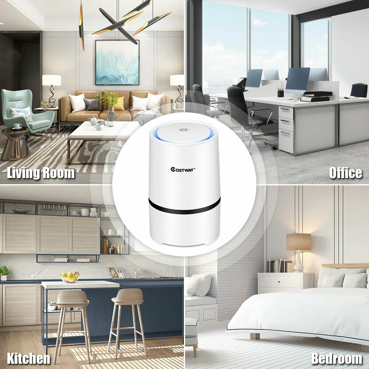 Mini Ionic 3-in-1 Composite HEPA Air Purifier - Image 8