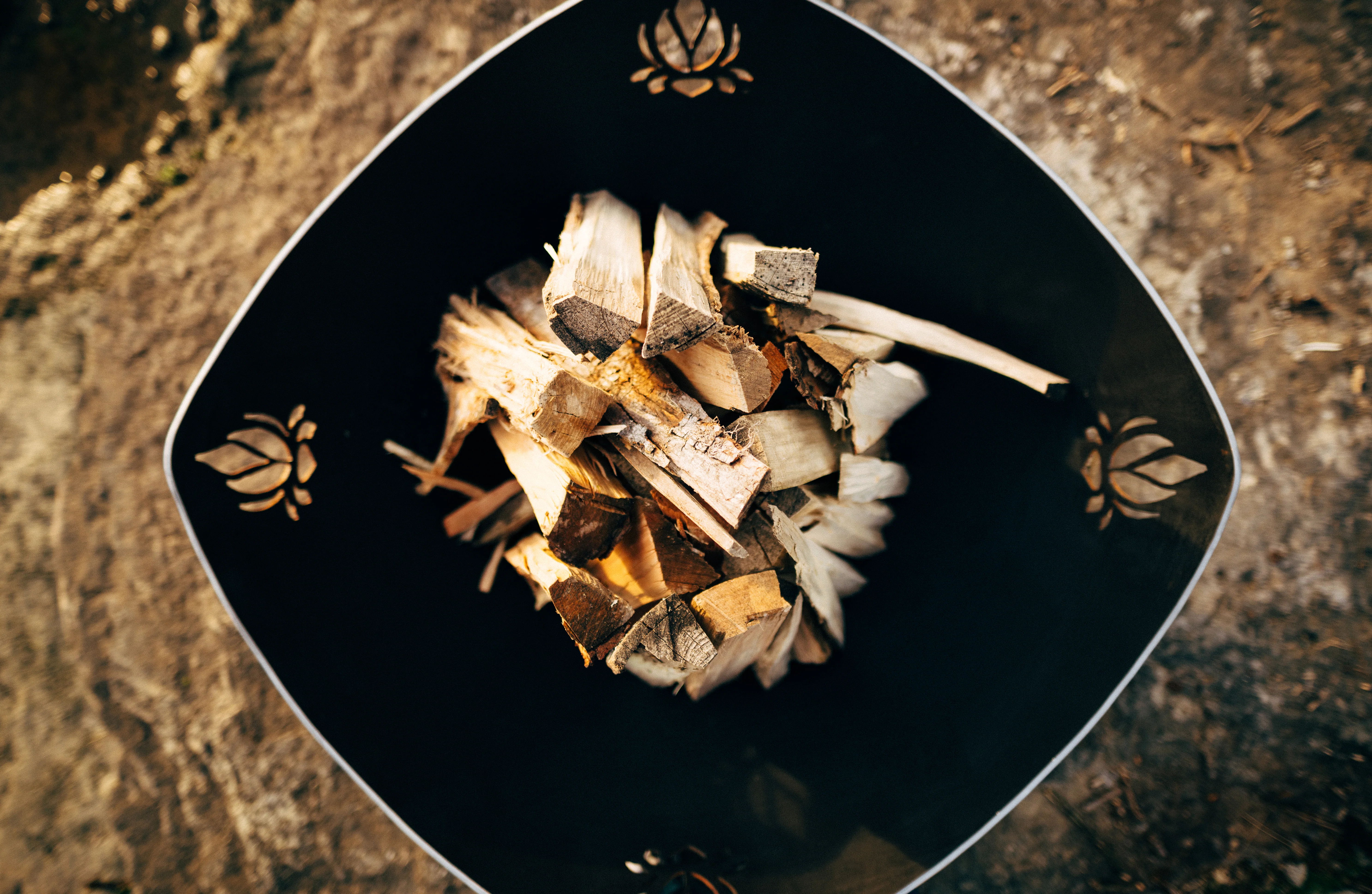 Namaste - Metal Fire Pit - Image 3