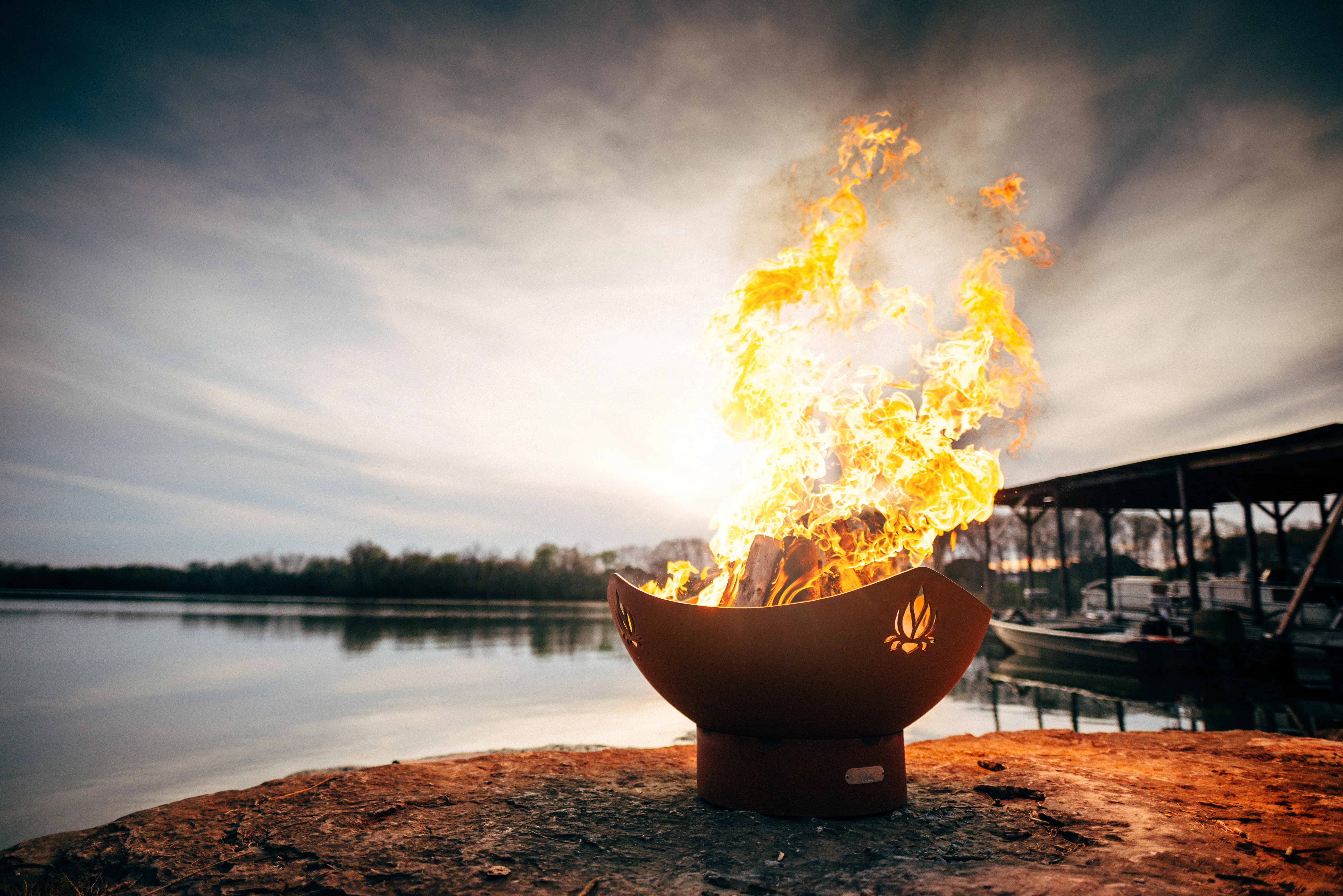 Namaste - Metal Fire Pit - Image 4