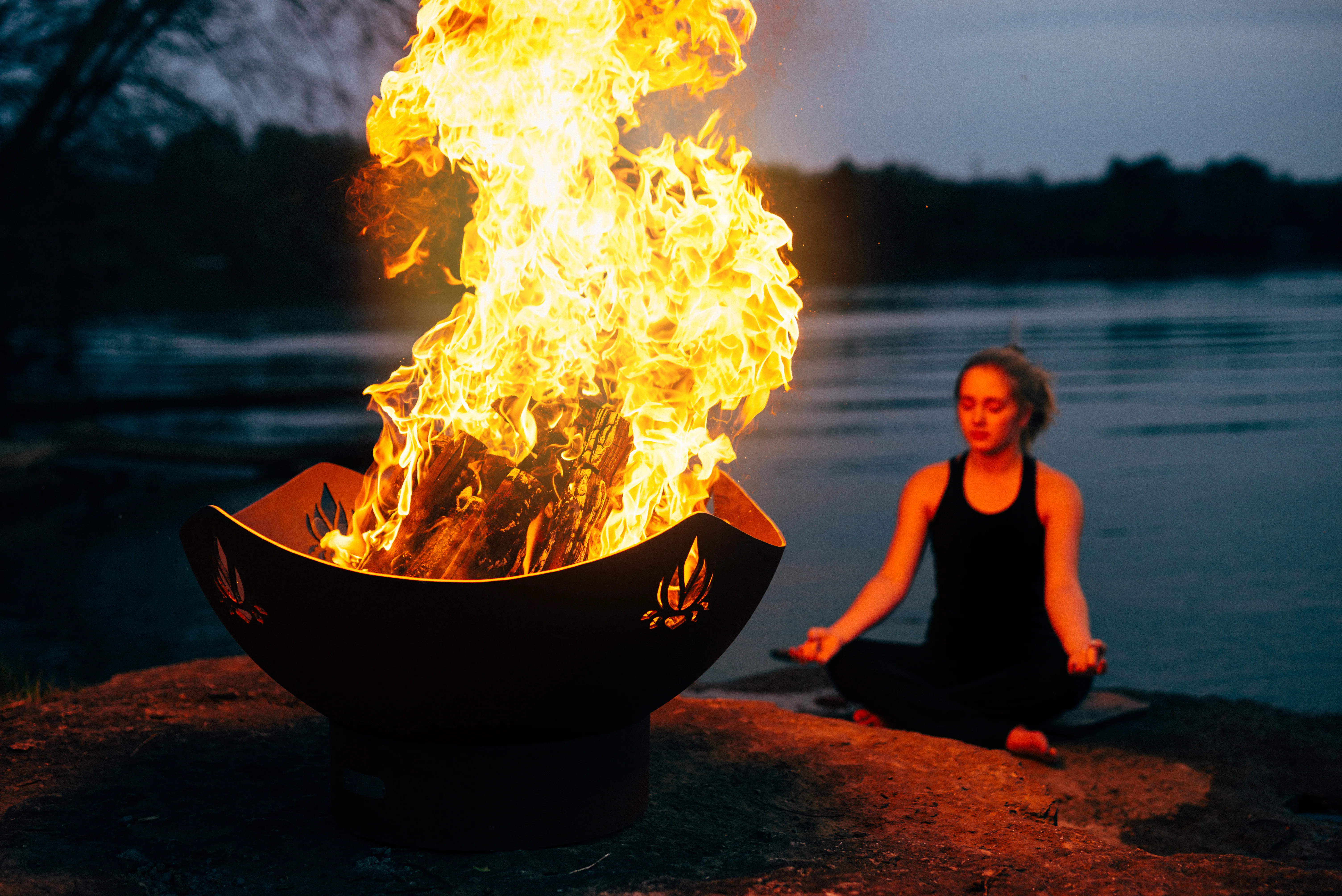 Namaste - Metal Fire Pit - Image 5