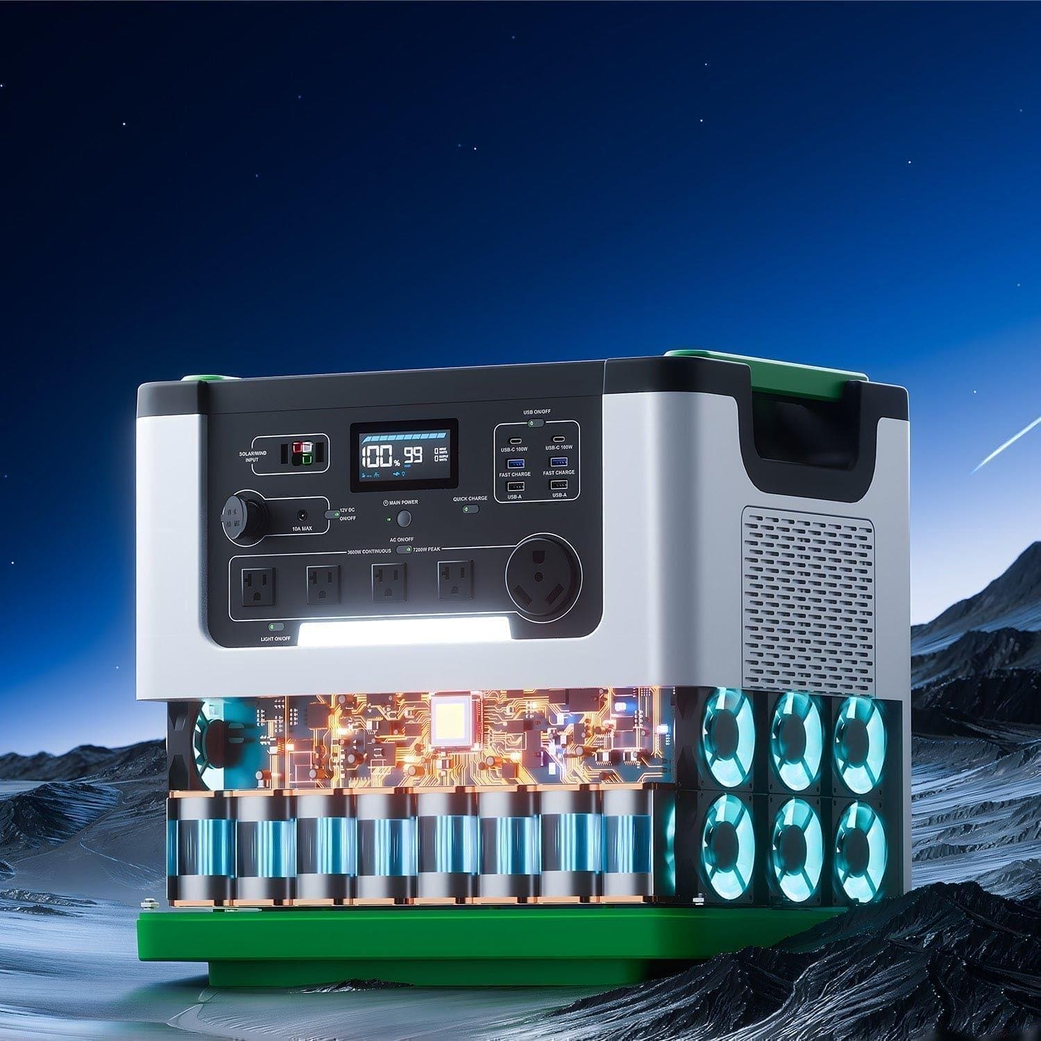 Nature's Generator Lithium 3600 Solar Generator - Image 25