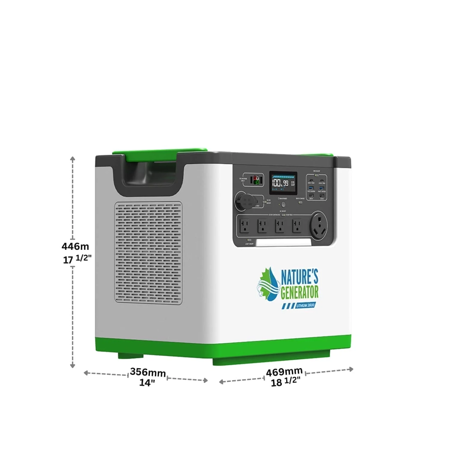 Nature's Generator Lithium 3600 Solar Generator and Transfer Switch - Image 11