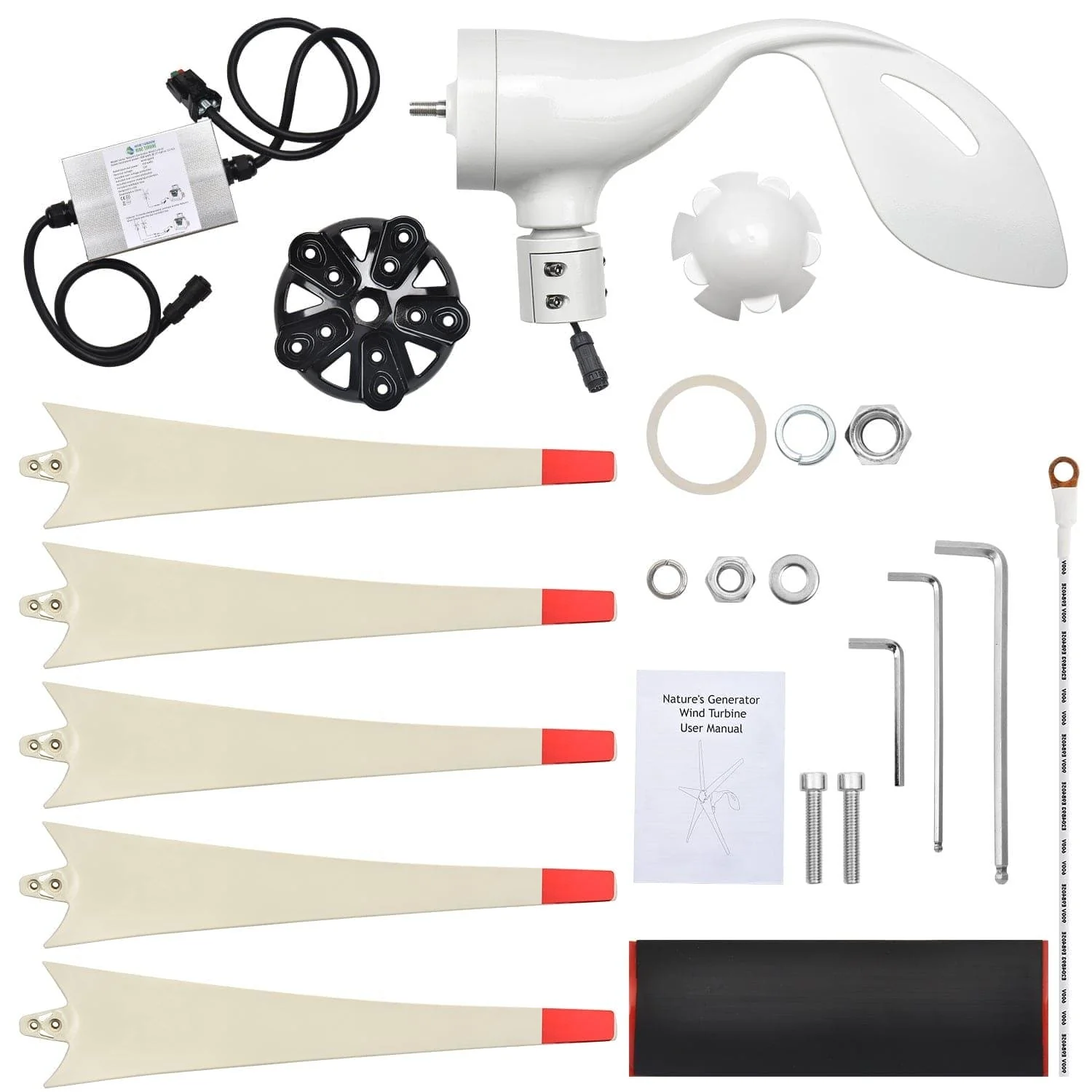 Nature's Generator Lithium 6000 with Solar Panels and Wind Turbine - Image 10
