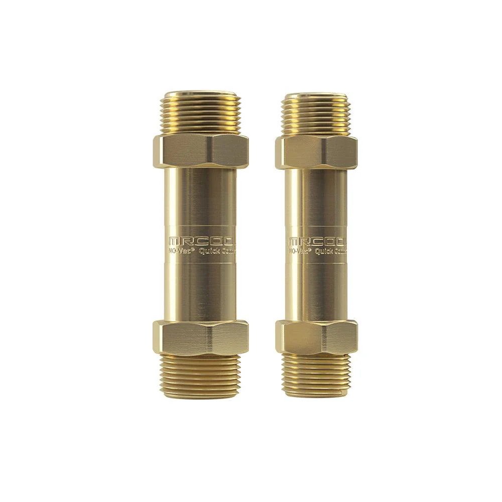 3/8" No-Vac Coupler and 3/4" No-Vac Coupler