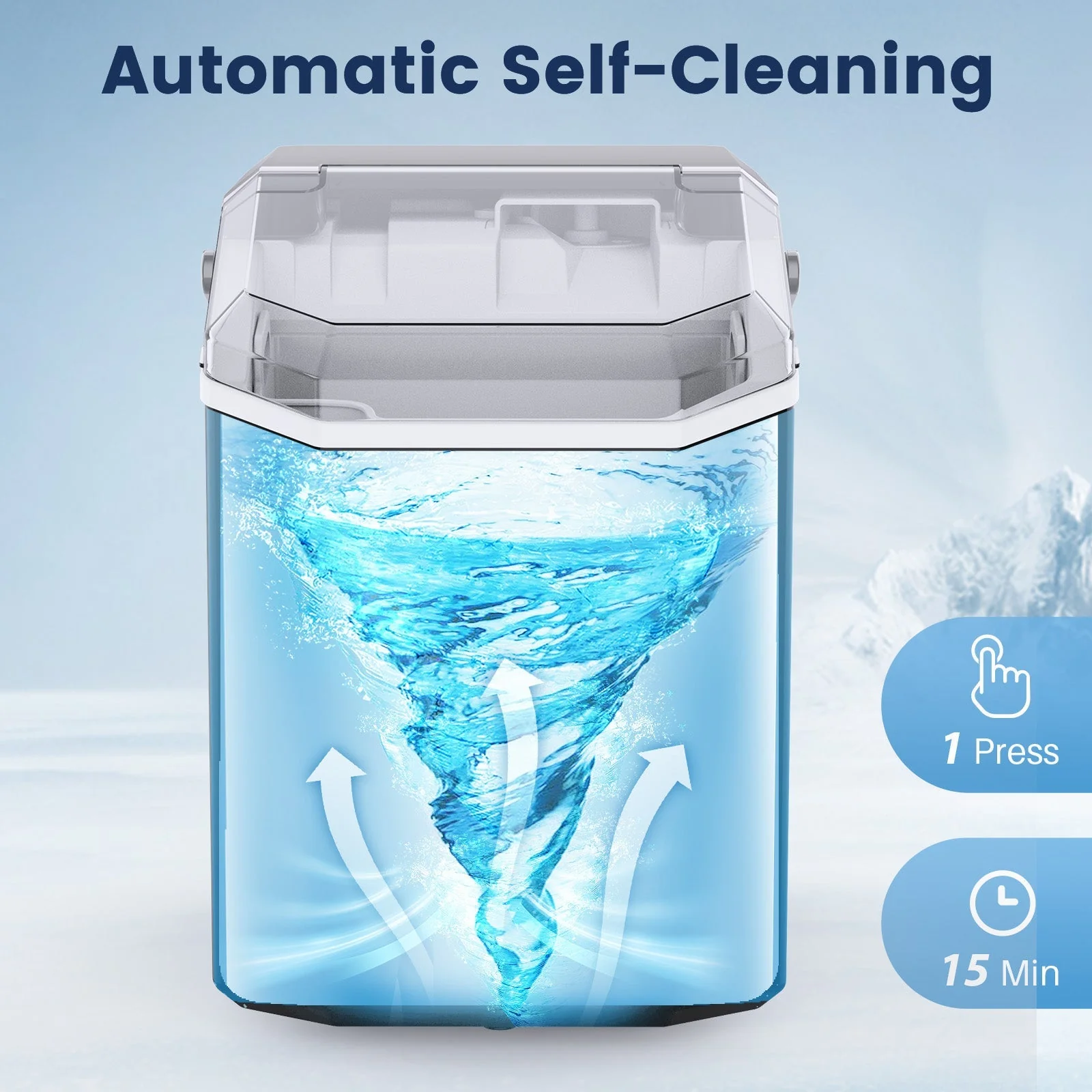 Nugget Pebble Ice Maker Countertop Z5815NA - Image 13