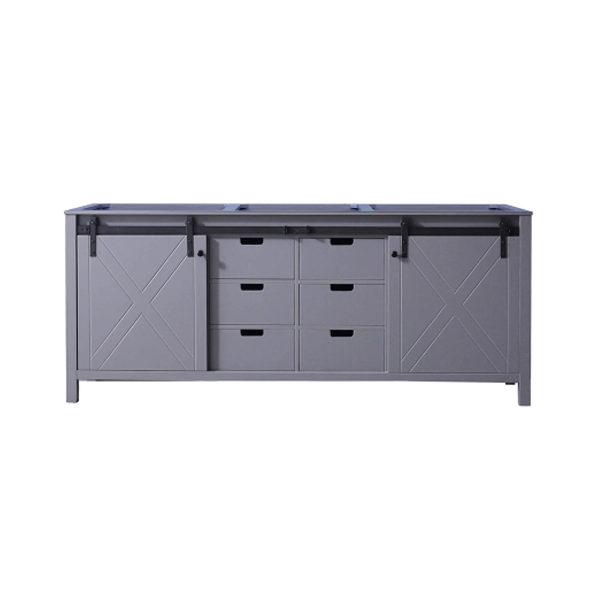 Nuvia 80-Inch Fully Assembled Double Bath Vanity With Soft Close Cabinets [No Countertop] - Image 7
