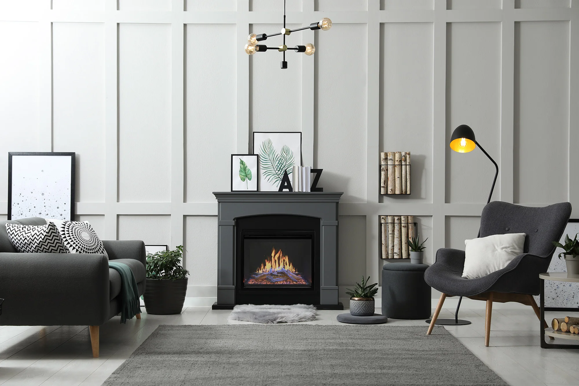 Orion Traditional Heliovision Electric Built-In Fireplace - Image 4
