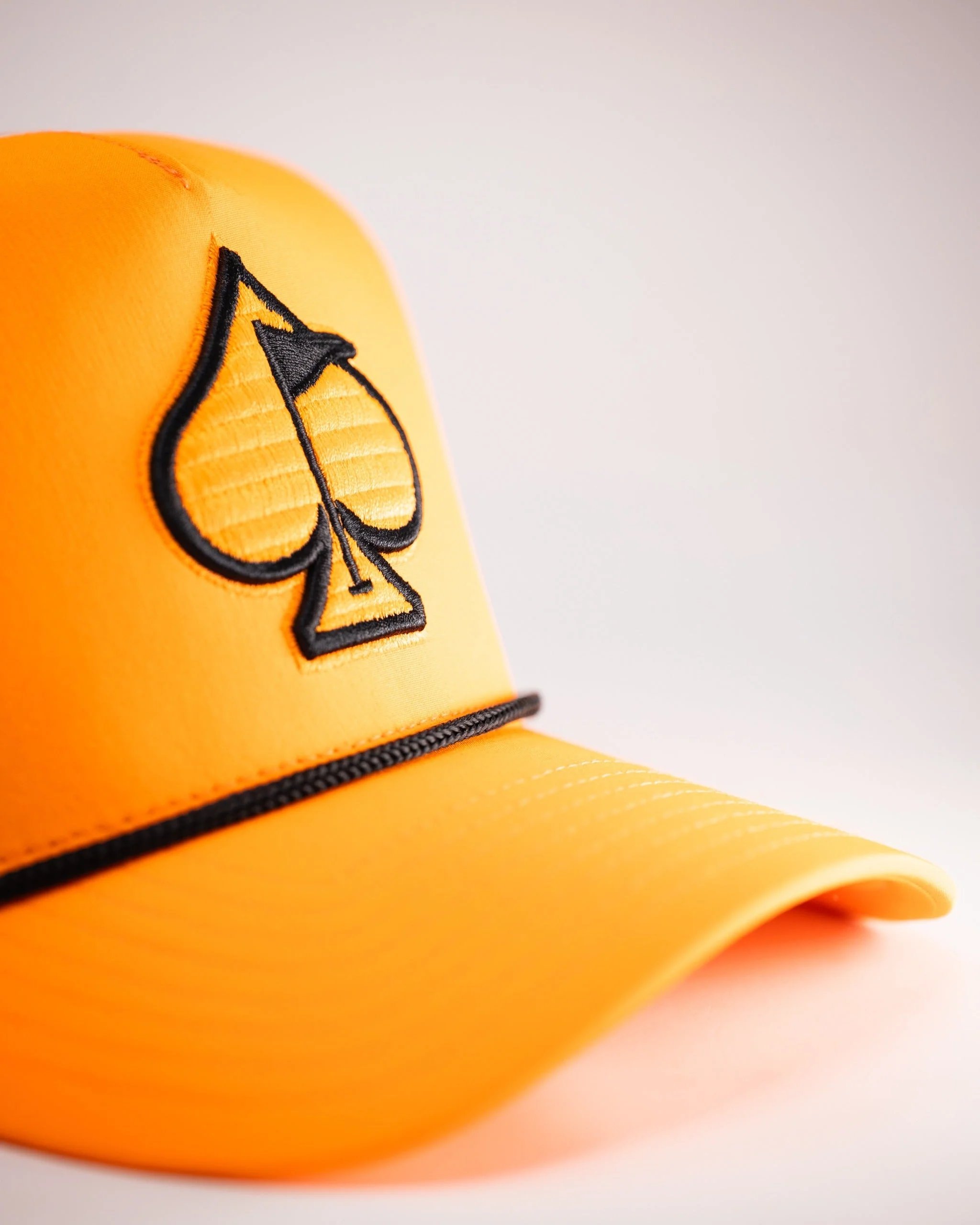 Perforated Rope Hat - Highlighter Orange - Image 2