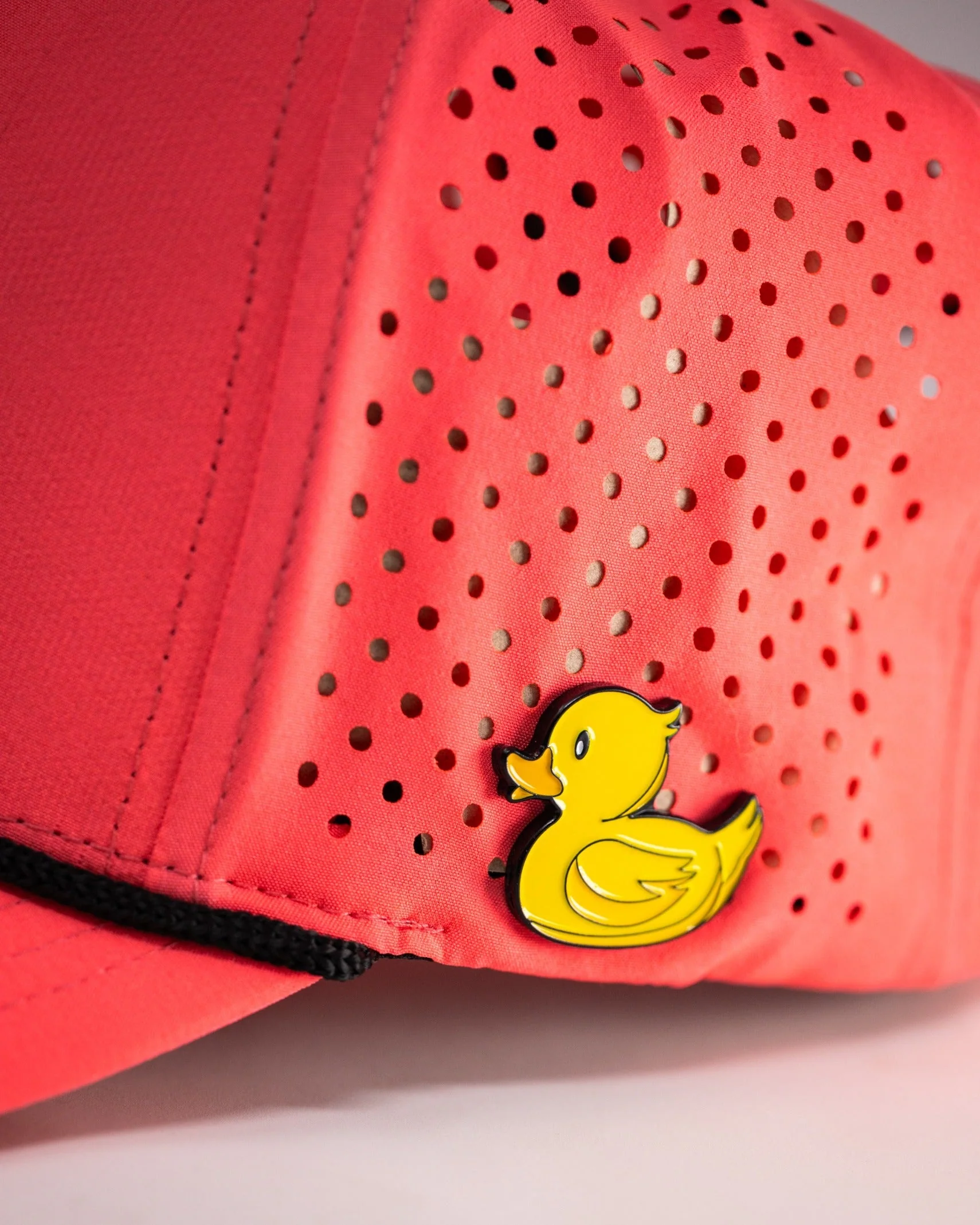 Perforated Rope Hat - Highlighter Pink - Image 3