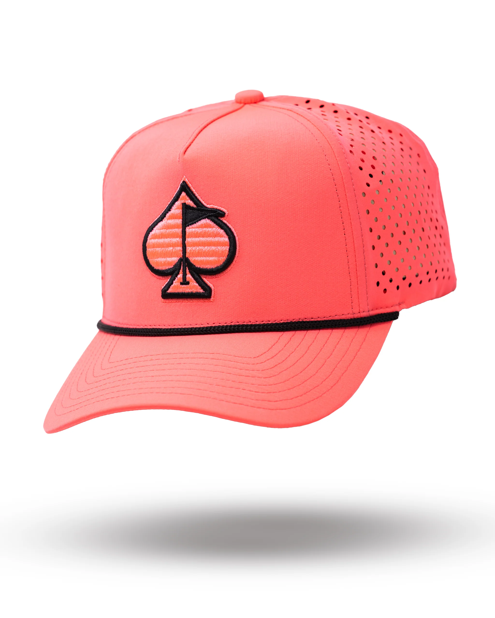 Perforated Rope Hat - Highlighter Pink - Image 7