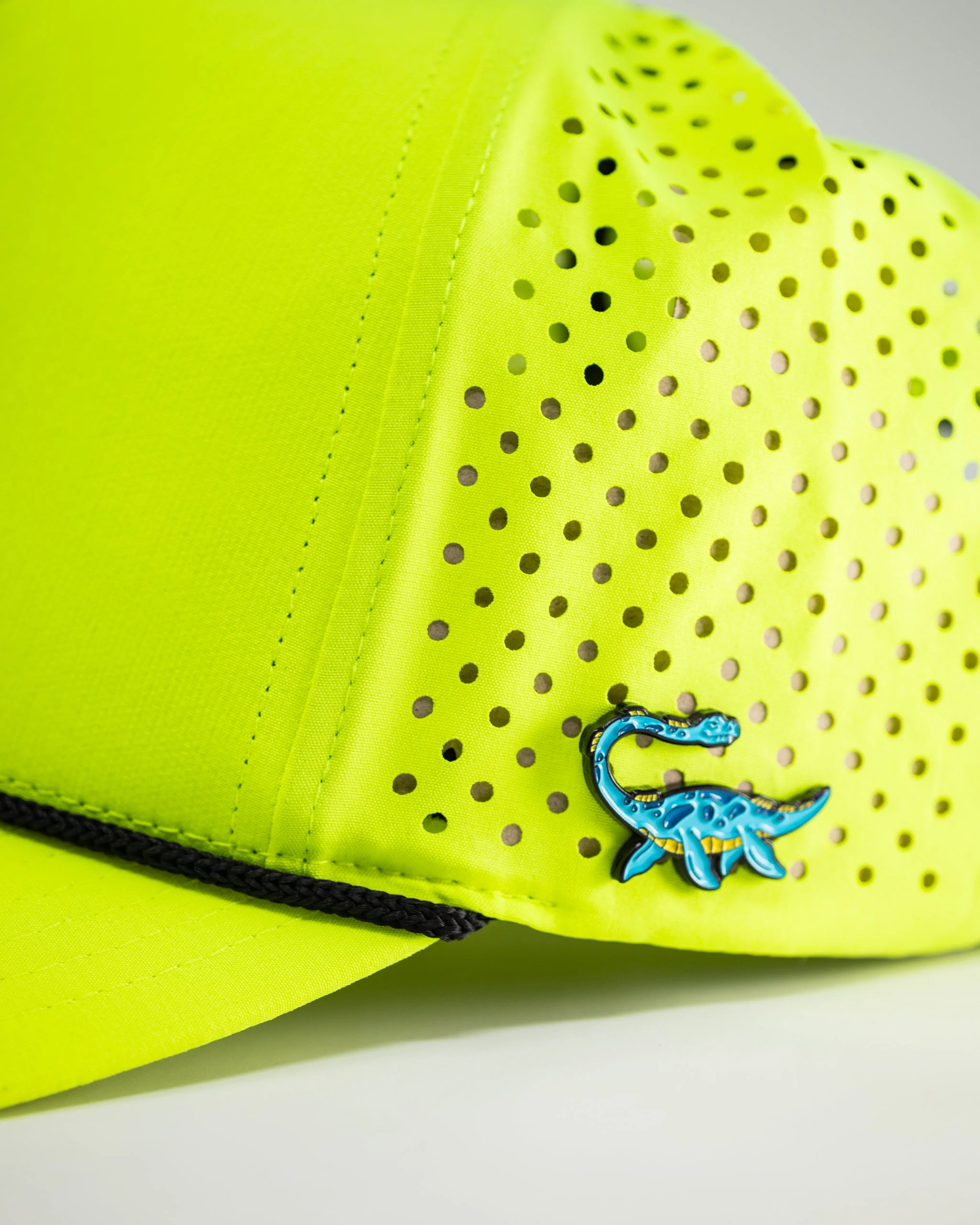 Perforated Rope Hat - Highlighter Yellow - Image 11