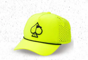 Perforated Rope Hat - Highlighter Yellow - Image 6