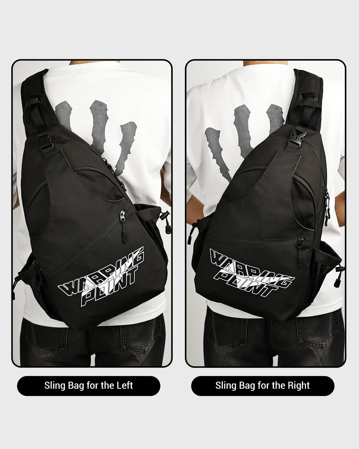 PICKLEBALL SLING BAG - BLACK - Image 6