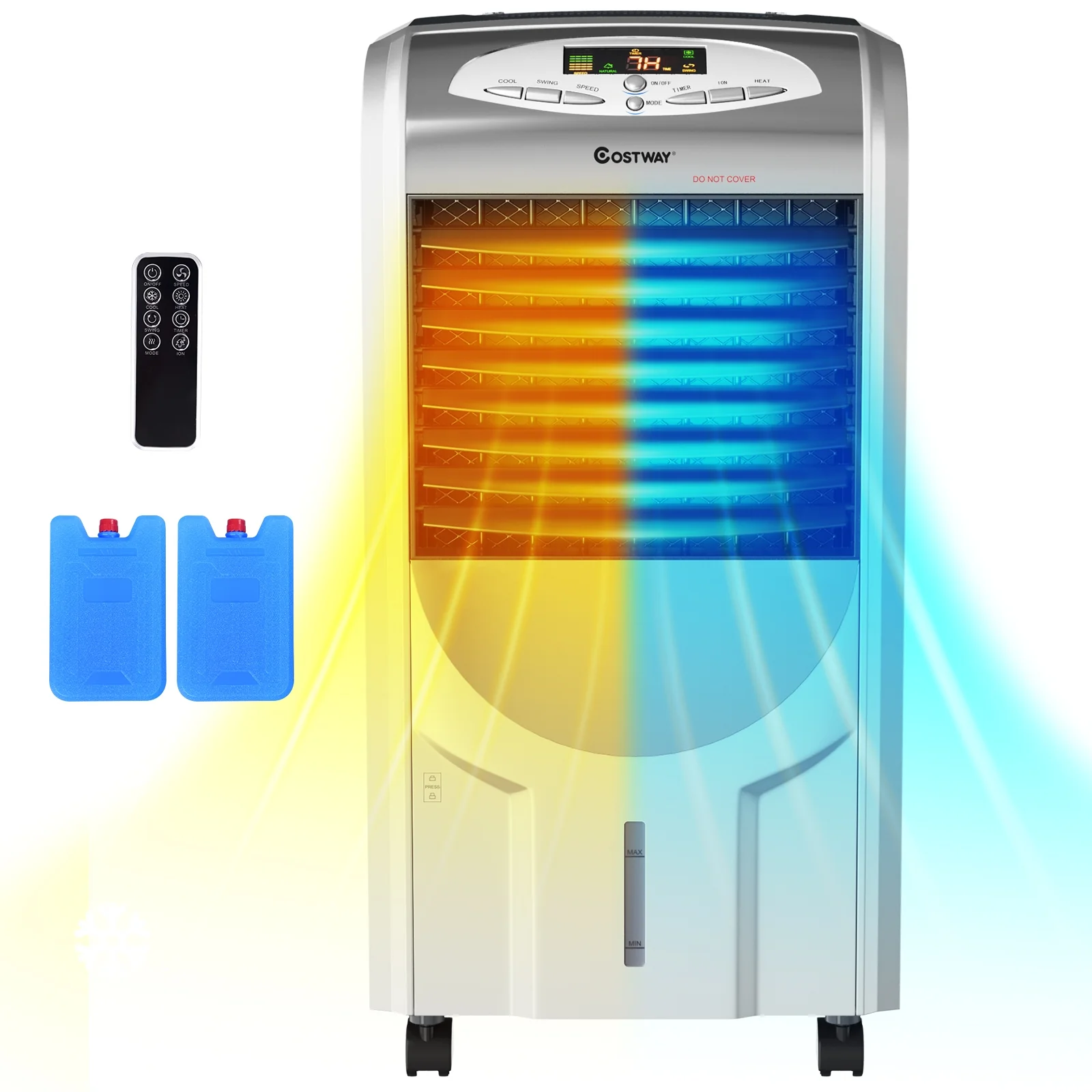 Portable Air Cooler Fan with Heater and Humidifier Function - Image 7