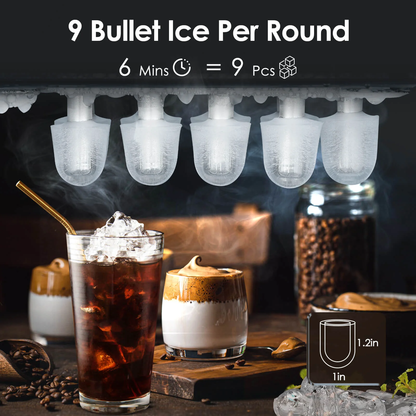 Portable Ice Maker with Handle Z5822H - Image 17