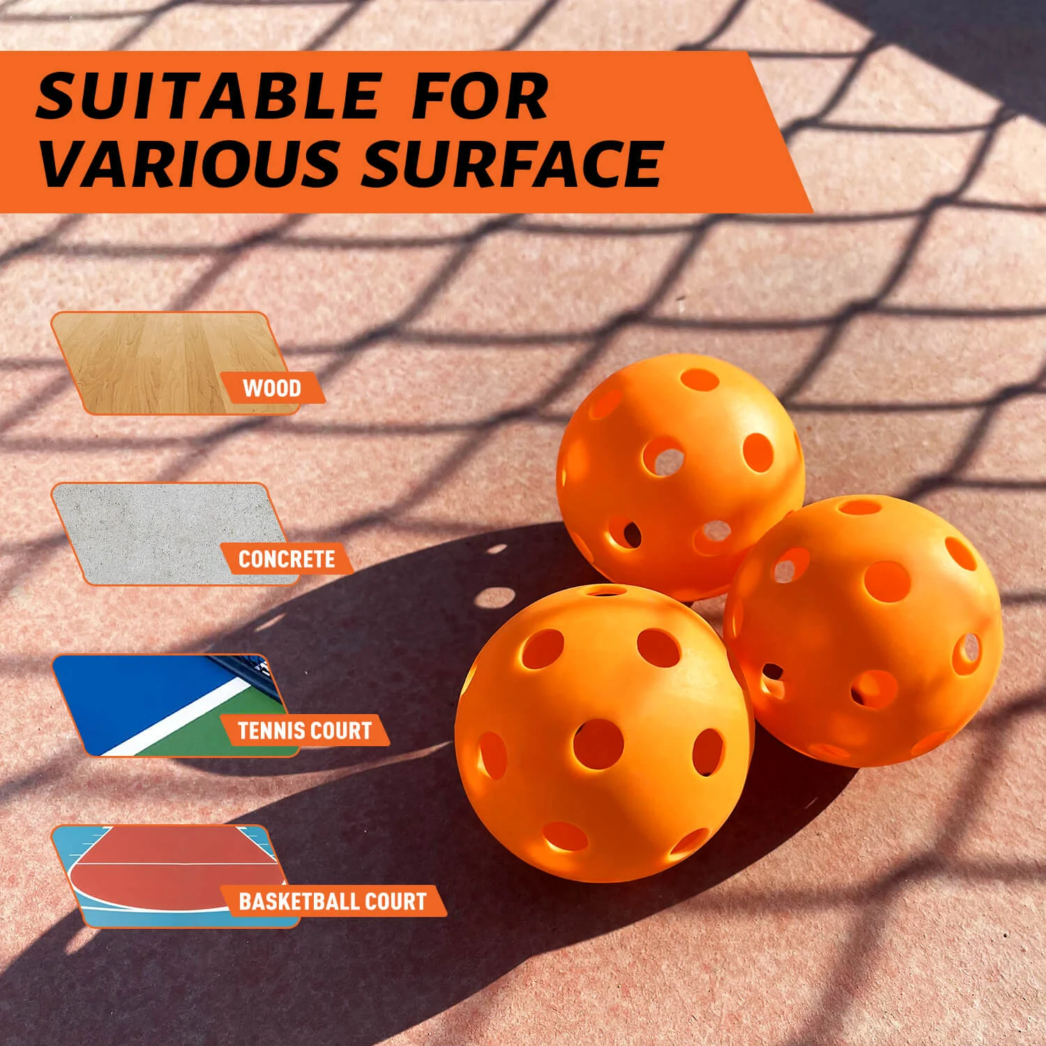 PRACTICE PICKLEBALLS - INDOOR - 4 PACK - Image 4