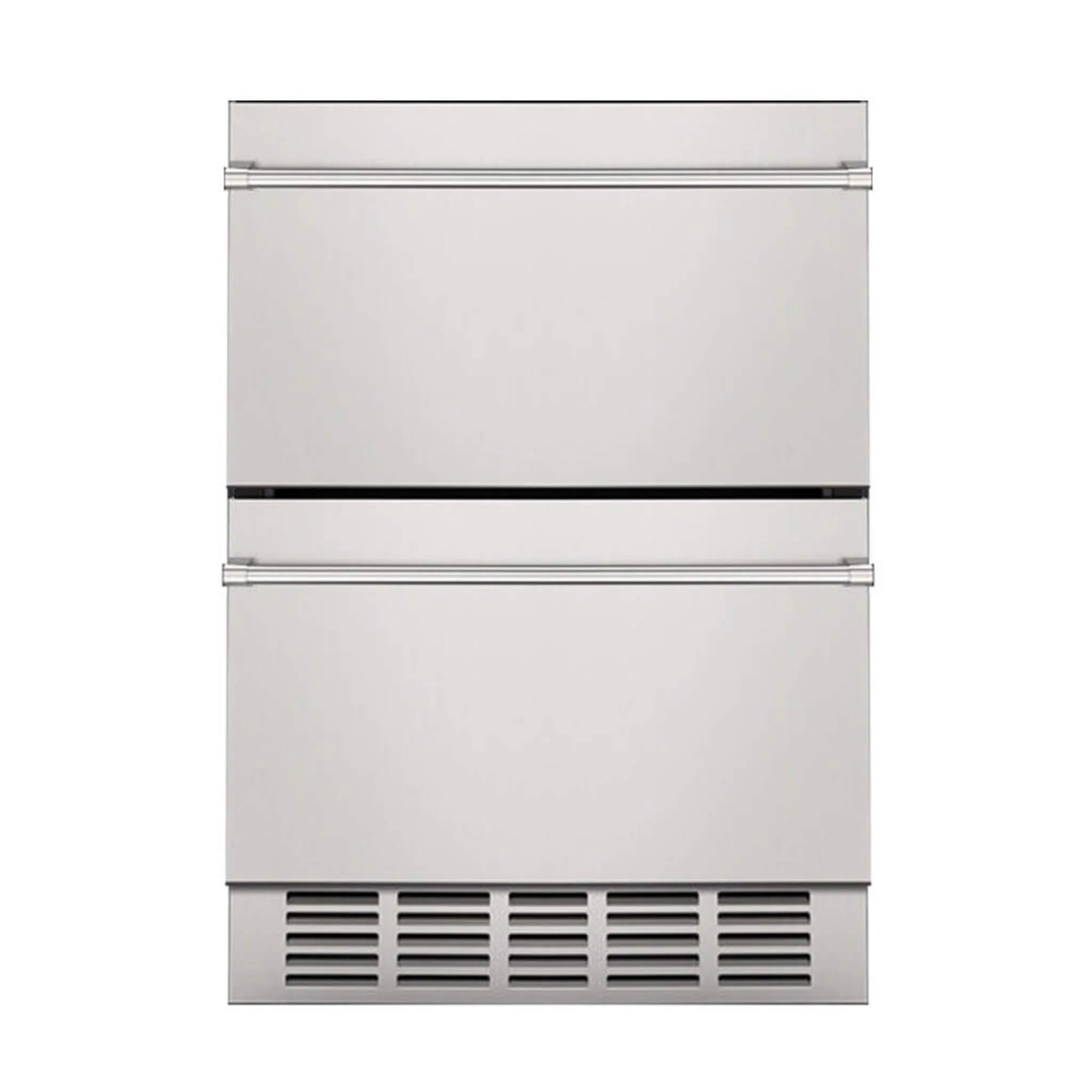 Premium 5.3 Cu.Ft Double Drawer Stainless Steel Built-In Wine Beverage Undercounter Refrigerator