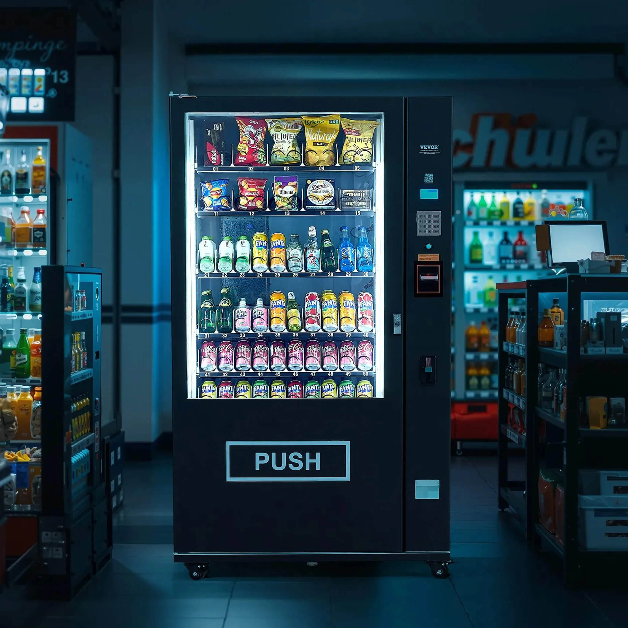 Premium 60-Slot Combo Vending Machine With ICT Bill And Coin Acceptor - Image 9