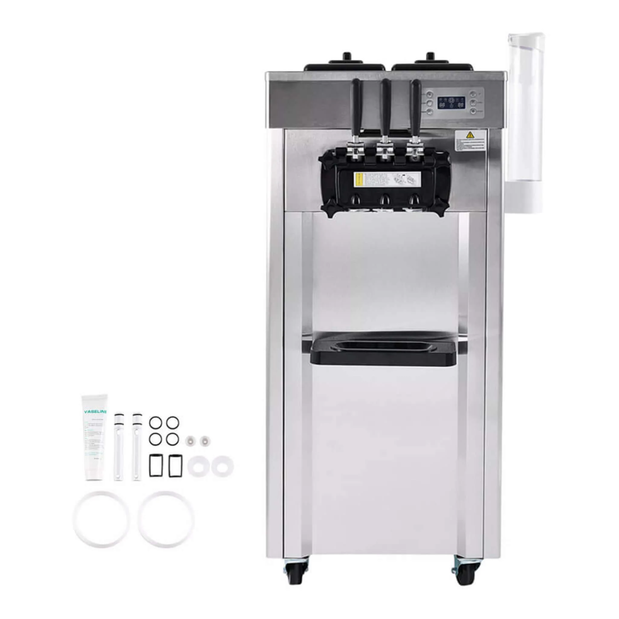 Premium Commercial 3-flavor Freestanding Soft Serve Ice Cream Machine Maker 21-31 L/H - Image 10