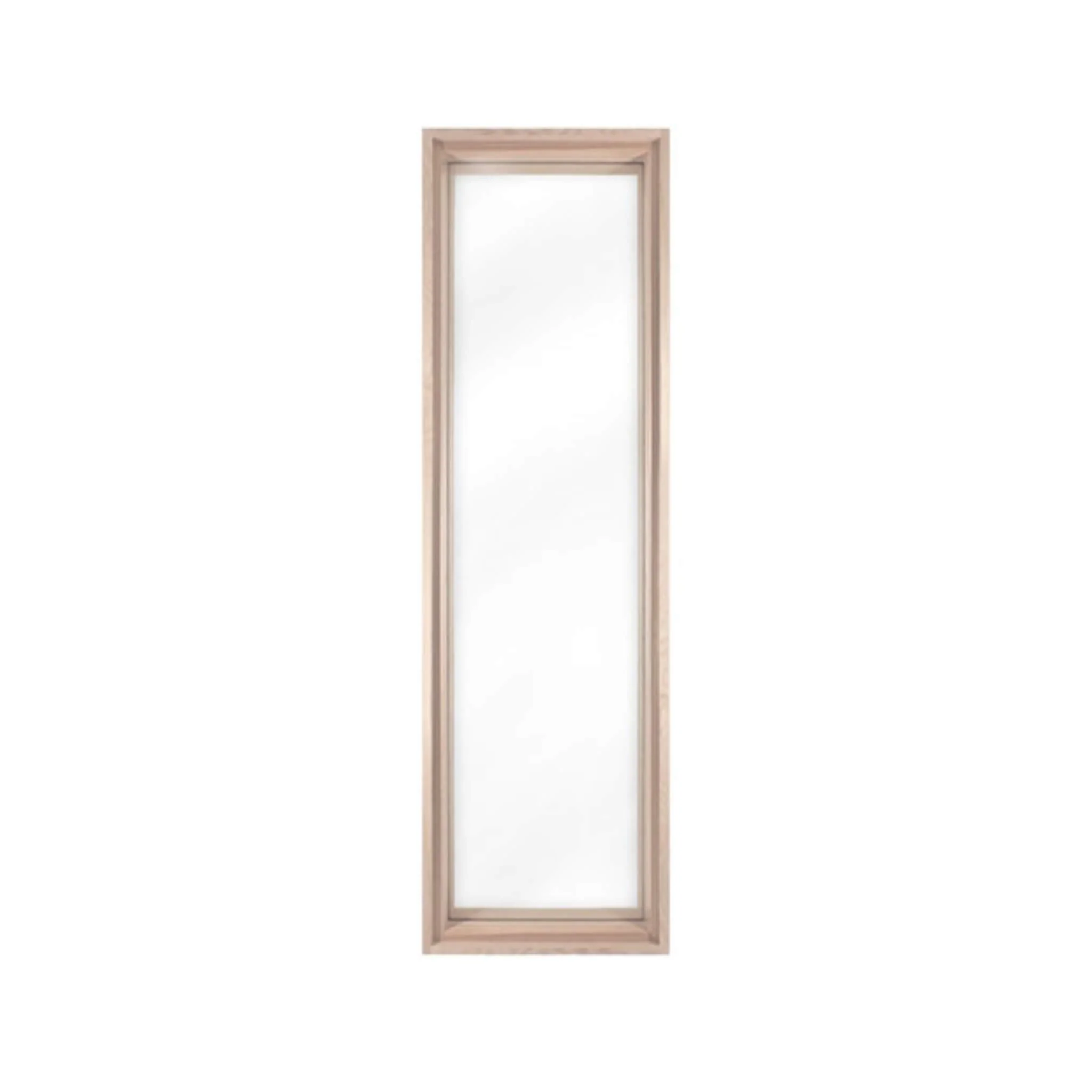 Prosaunas 17 5/8" x 61 5/8" Framed Hemlock Extra-Large Framed Dual Pane Clear Glass Sauna Window