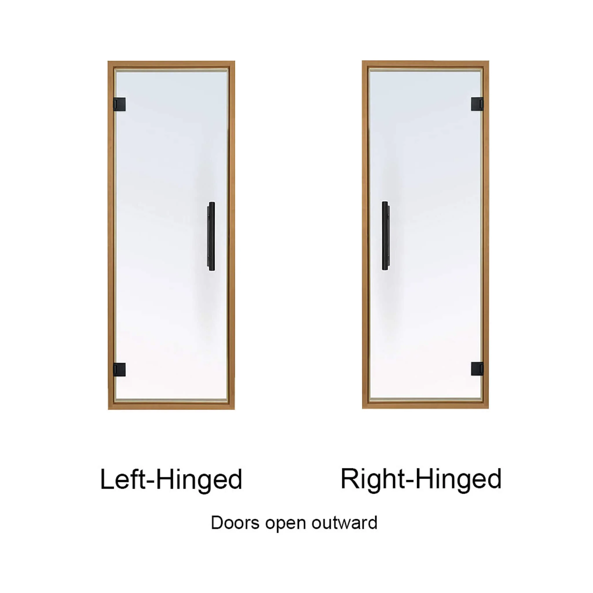 Prosaunas 24X73 Aspen Prehung Tinted Glass Sauna Door - Image 4