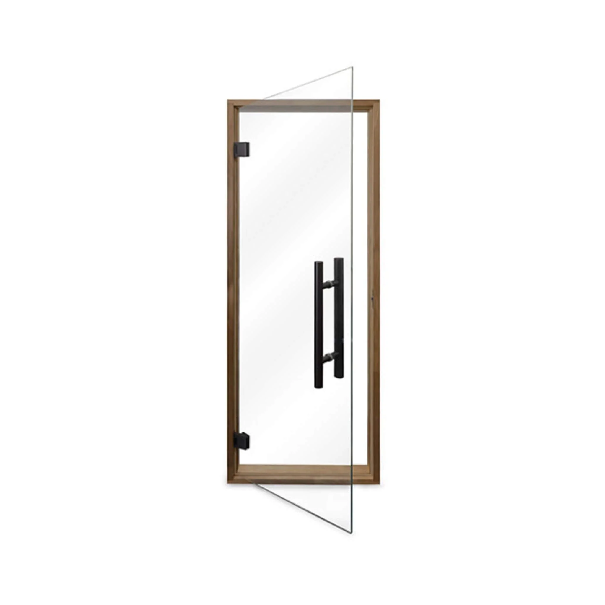 Prosaunas 24" x 73" Thermo-Aspen Prehung Clear Glass Sauna Door - Image 6