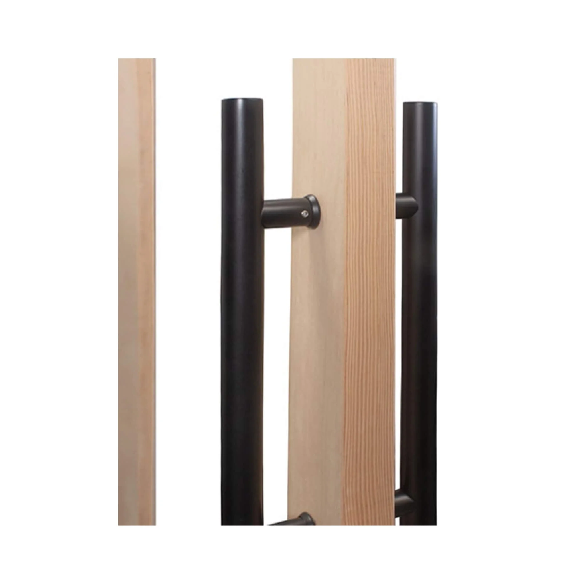 Prosaunas 37.5" x 81.5" Douglas Fir Hemlock Jamb Sauna Door With Dual-Pane Insulated Glass - Image 2