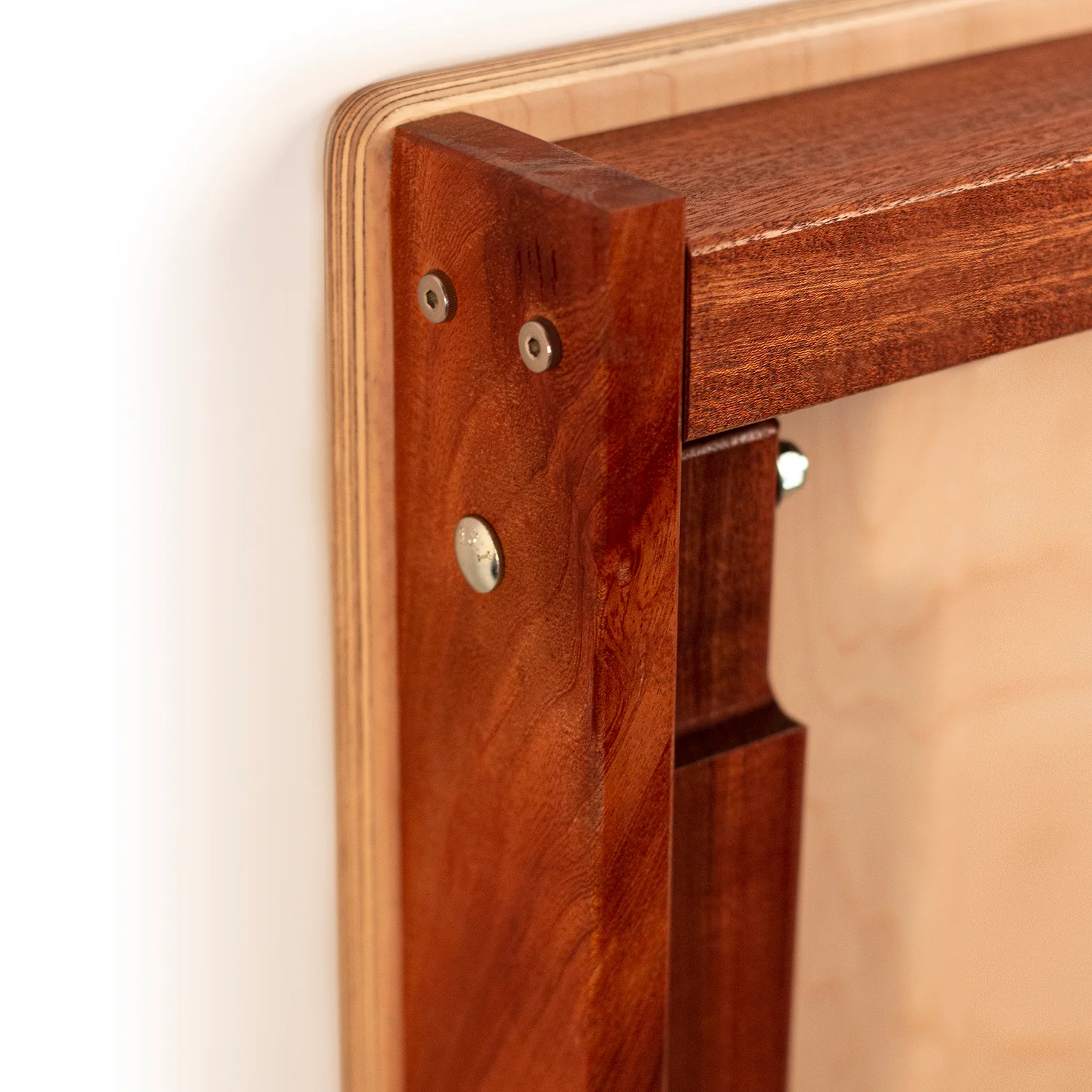 Retro Woody Mahogany Pathfinder Cornhole Boards - Image 3