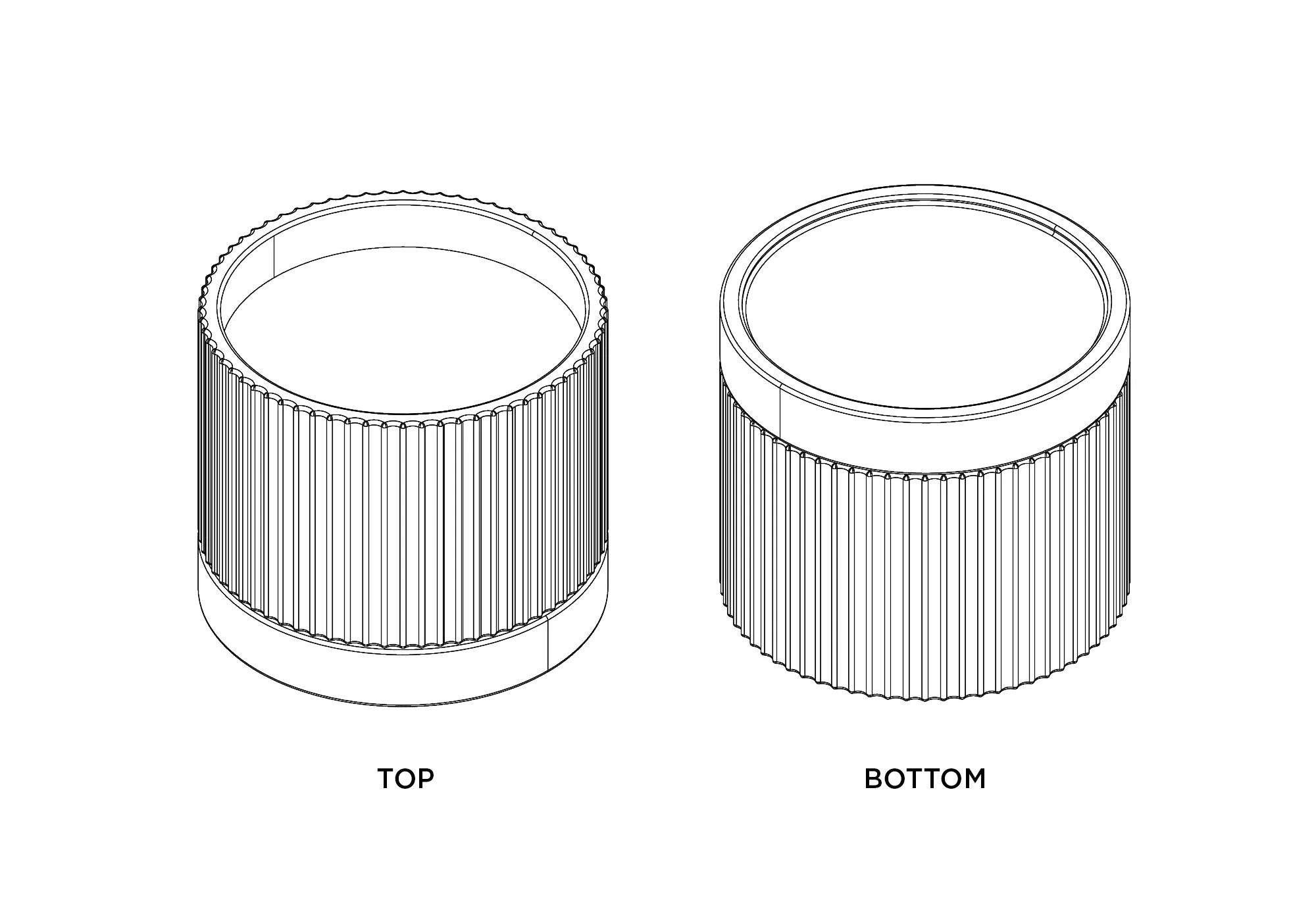 Ripple Tray for Wide Planter - Image 5