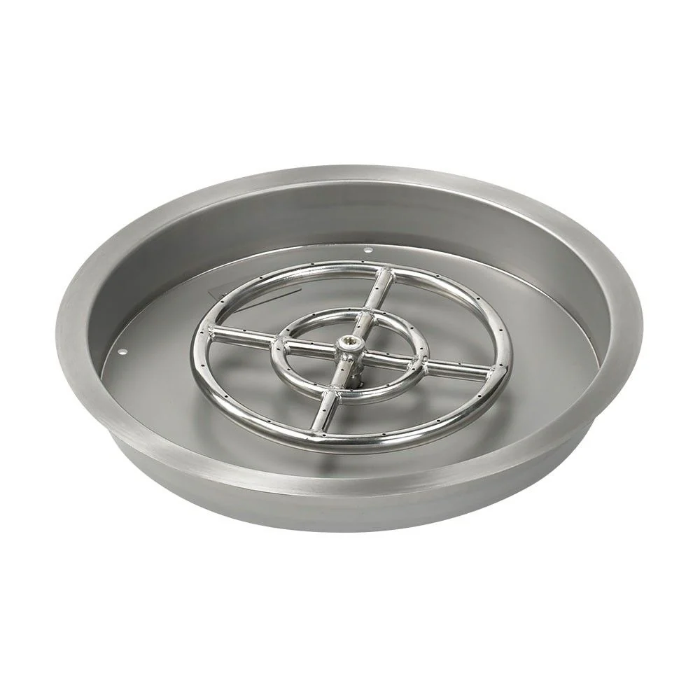 Round Stainless Steel Drop-In Pan with Spark Ignition Kit - Bundle - Image 5