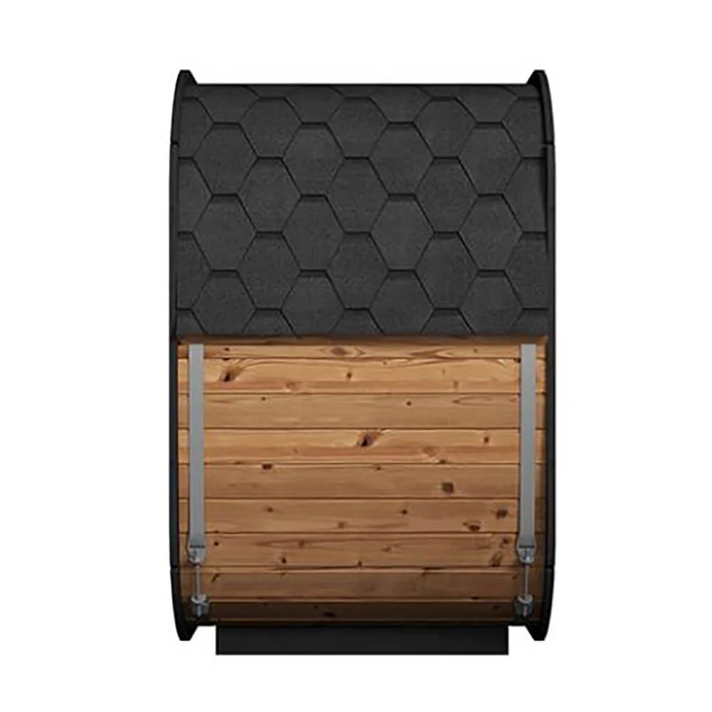 SaunaLife Model CL4G 3-Person Cube-Series Luxury Wooden Outdoor Home Sauna Kit - Image 7