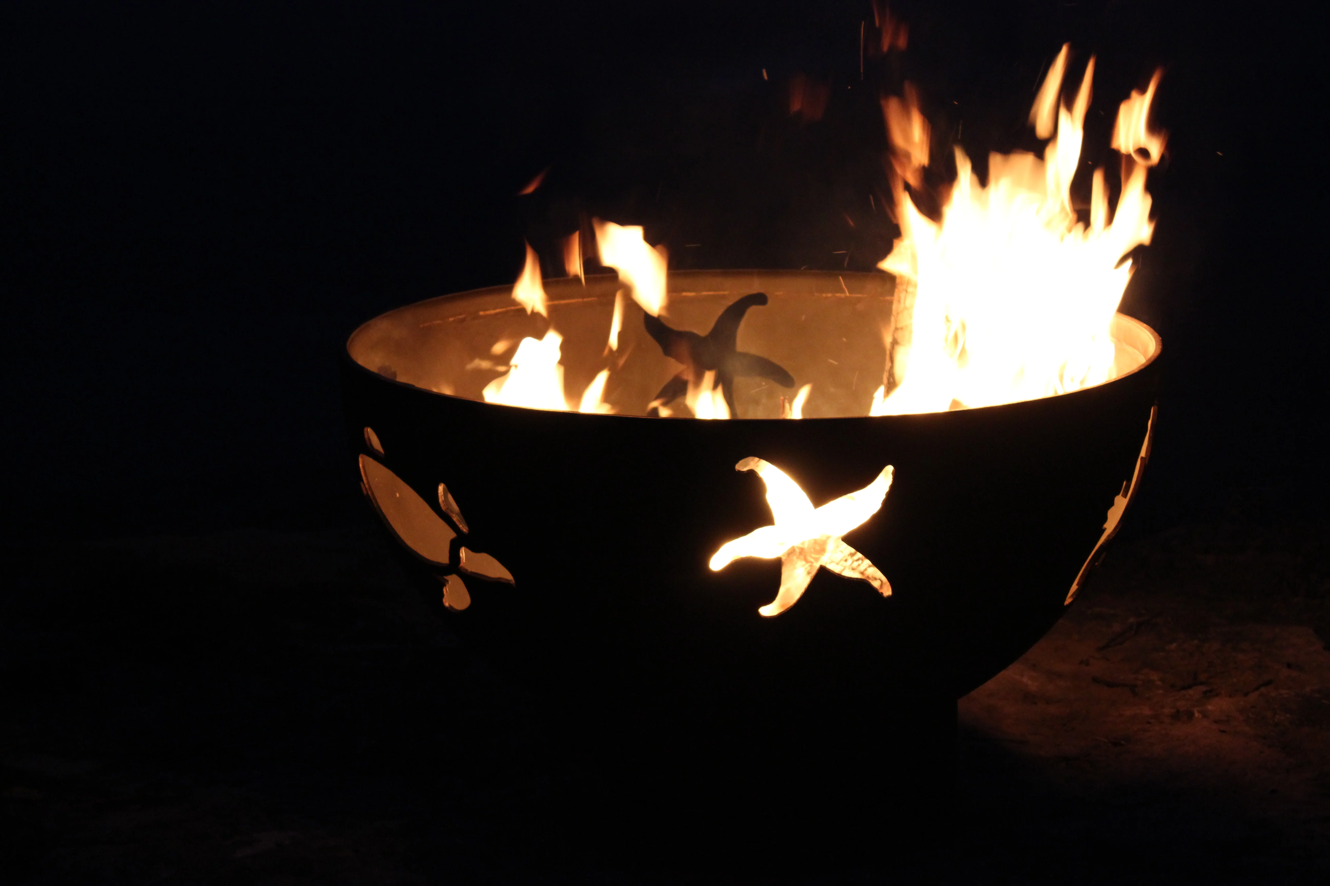 Sea Creatures - Metal Fire Pit - Image 4