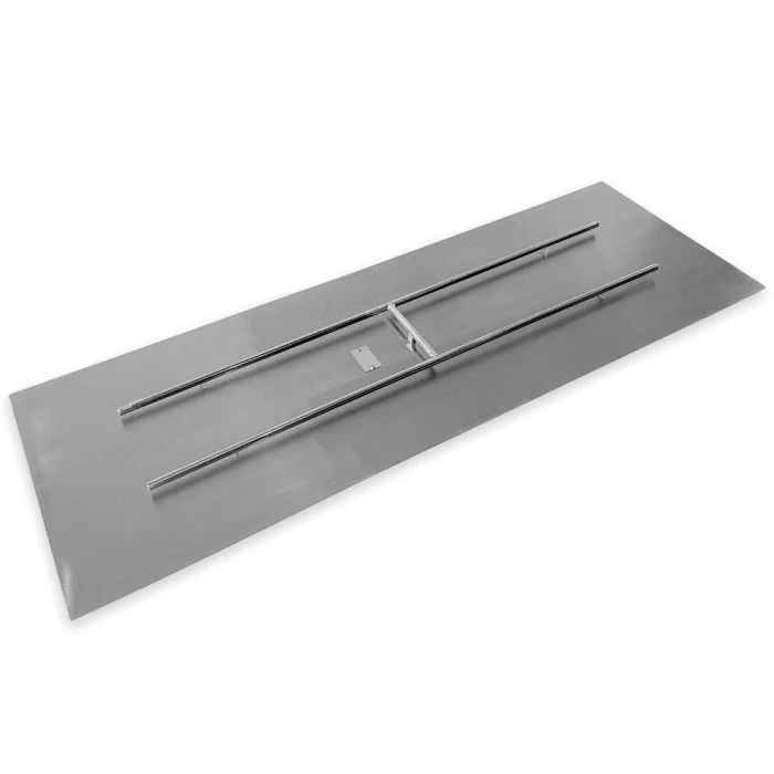 Rectangular Flat Pan & Burner- Stainless Steel - Image 3