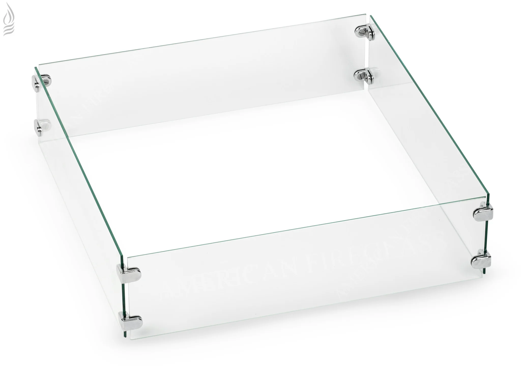 Square Flame Guard for Square Drop-In Fire Pit Pan