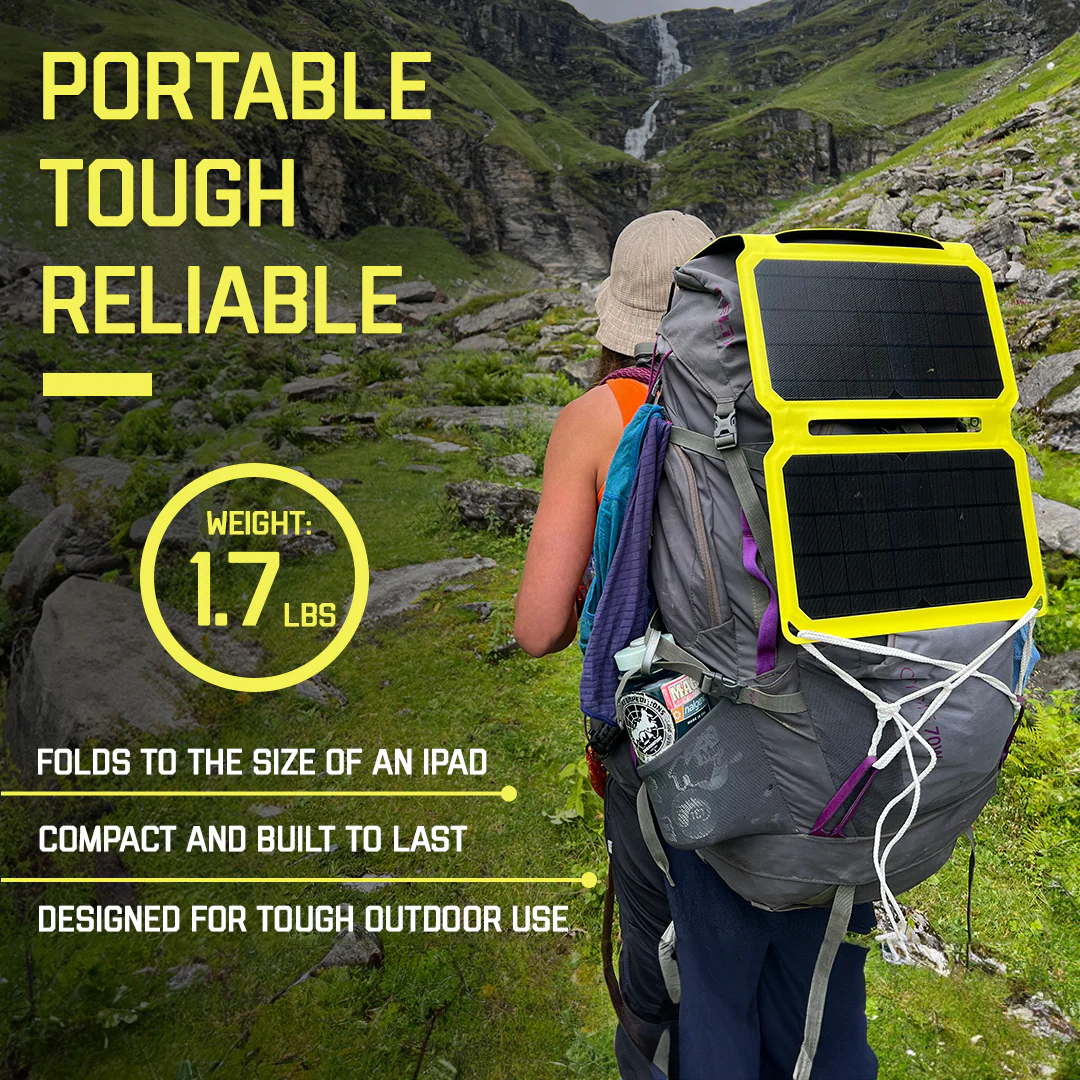 SunJack 25 Watt ETFE Foldable Portable Solar Panel Charger - Image 5