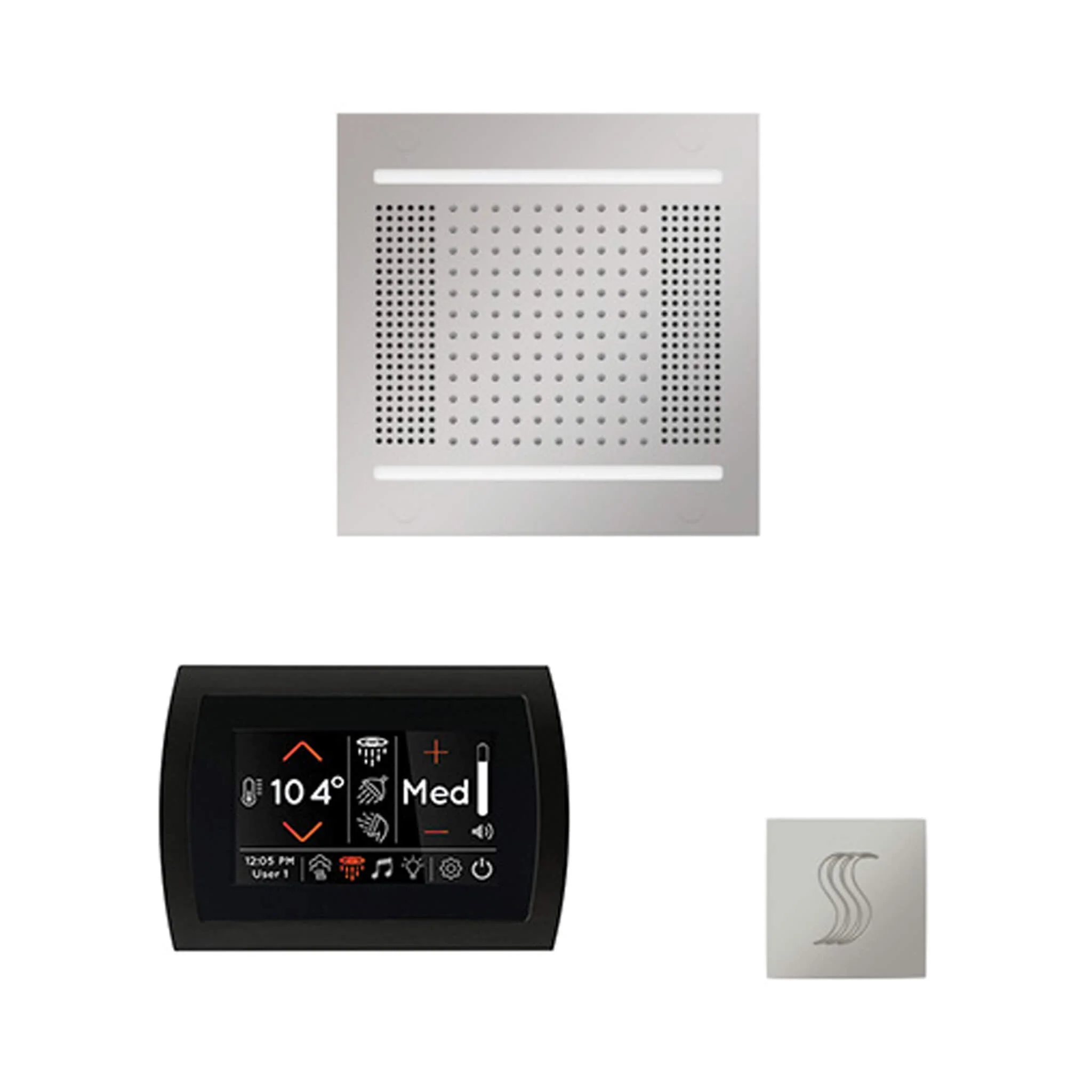 ThermaSol SignaTouch 5-Inch Display Steam Control Package with HydroVive Rainhead - Image 23