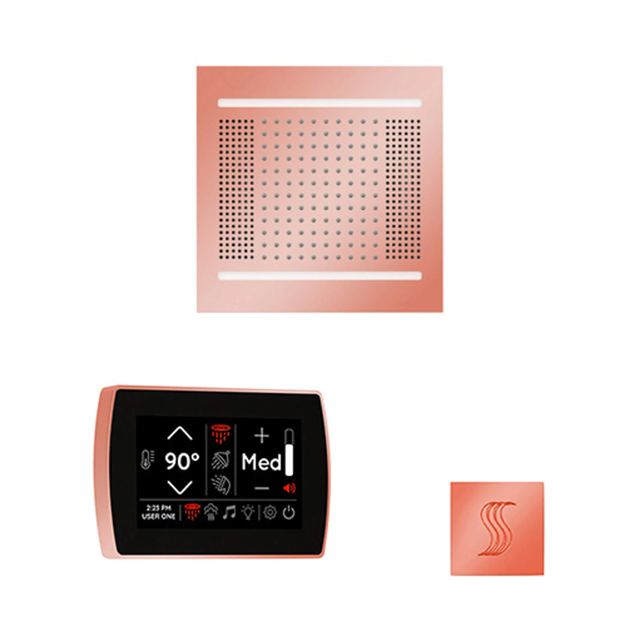 ThermaSol SignaTouch 5-Inch Display Steam Control Package with HydroVive Rainhead - Image 5