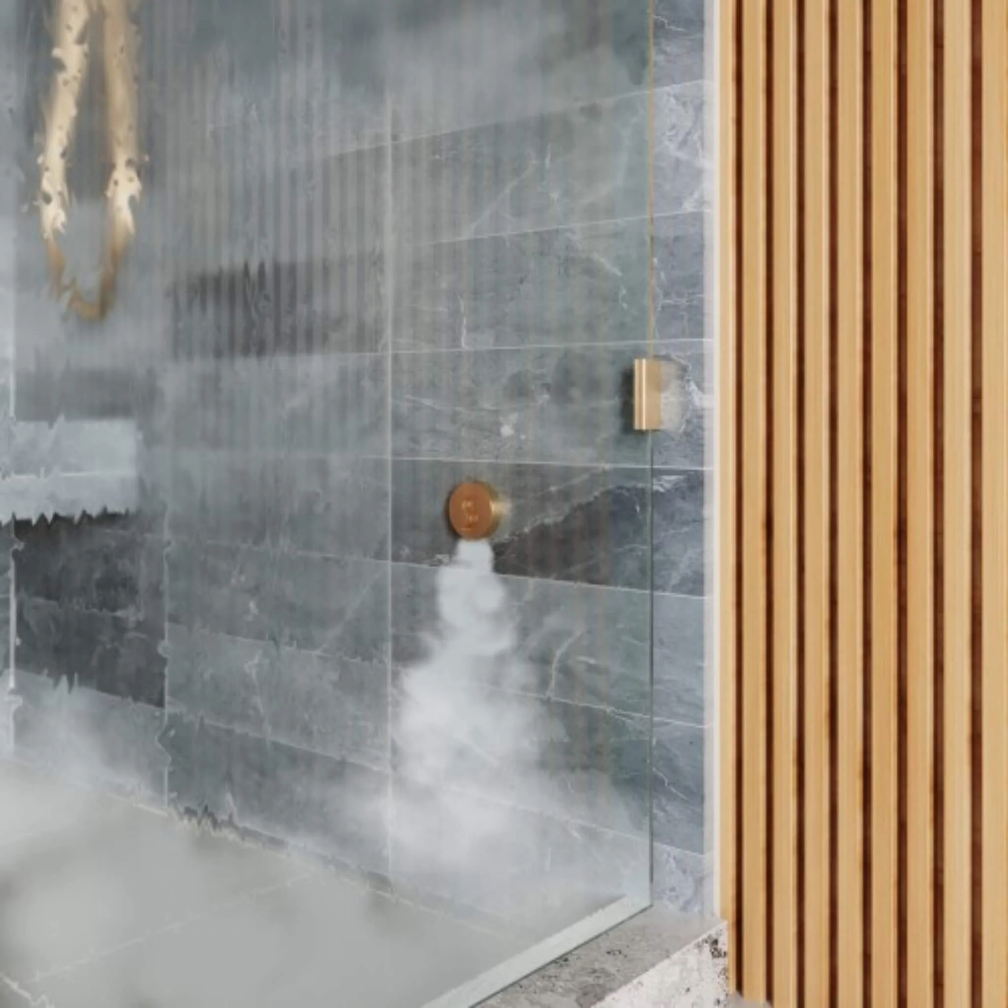 ThermaSol SignaTouch Flushmount 5-Inch Digital Shower Steam Control Package With Serenity 10 - Image 6