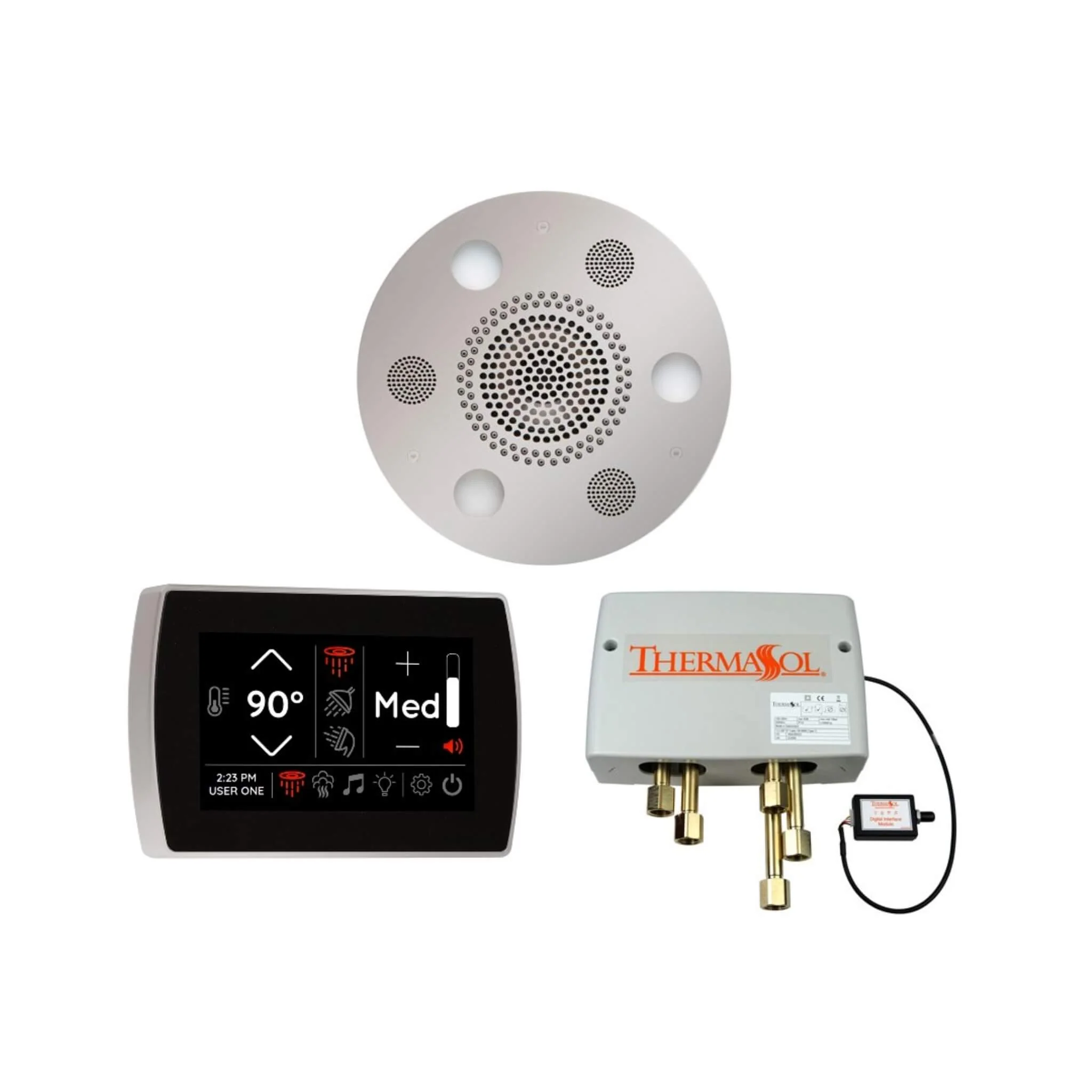 ThermaSol Wellness Shower Control Package With 200 Luminous LED Lights