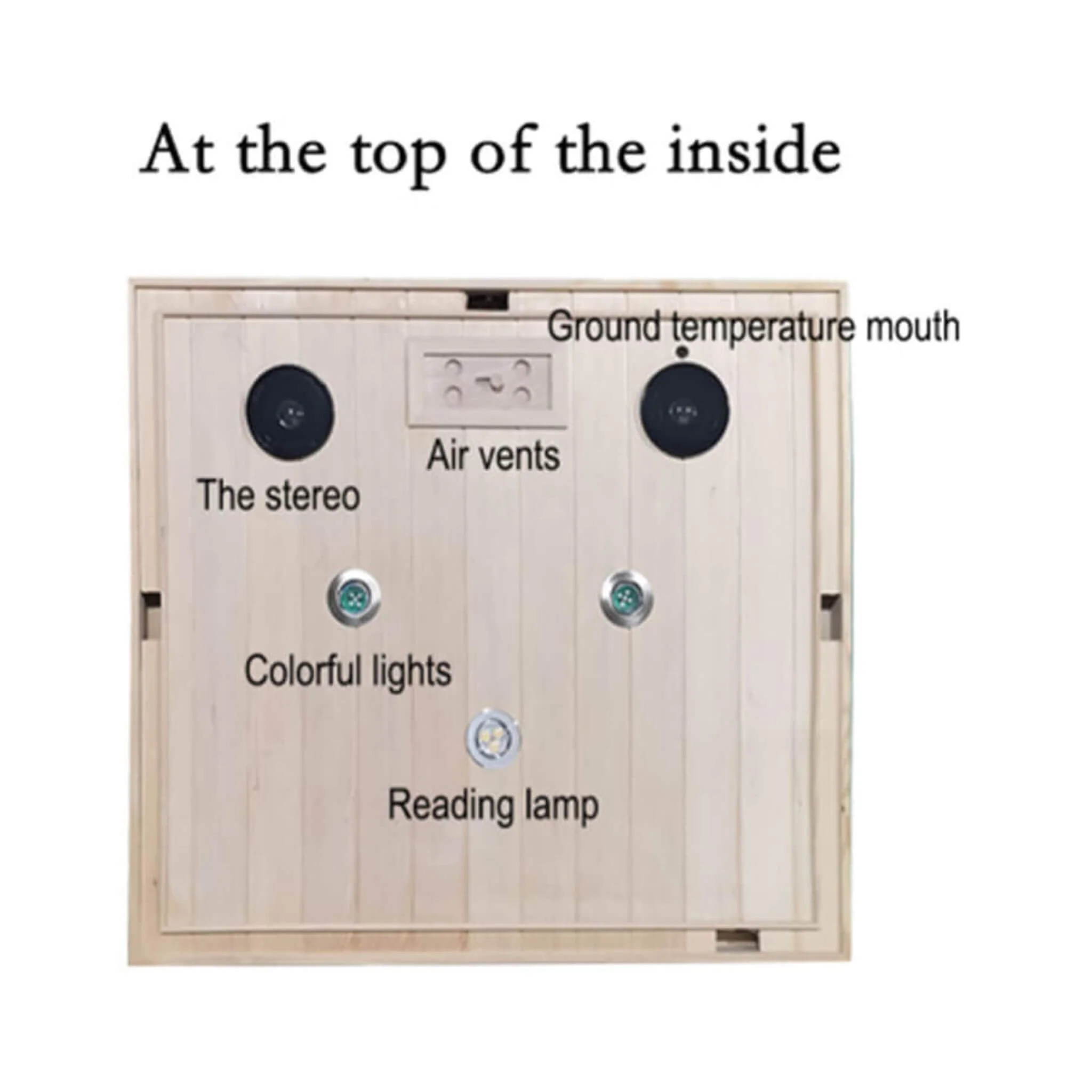 Thermora Luxury 2-Person Hemlock Wood FAR Infrared Sauna Room W/ Glass Door, 1750W - Image 10