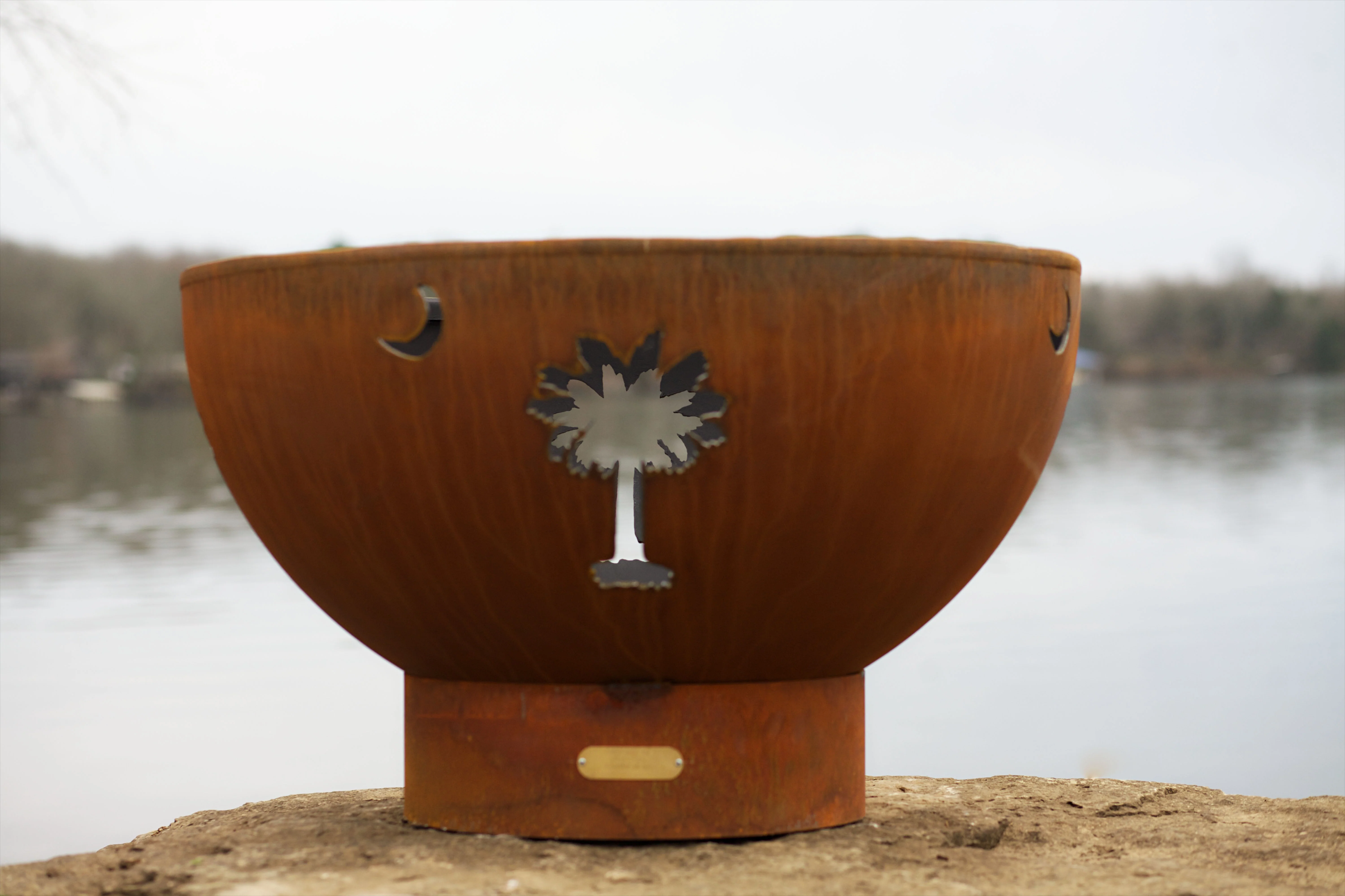 Tropical Moon - Metal Fire Pit - Image 2