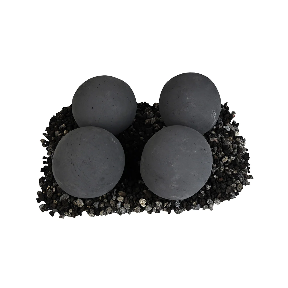 Vented Contemporary Ornamental Cannon Balls - Image 3
