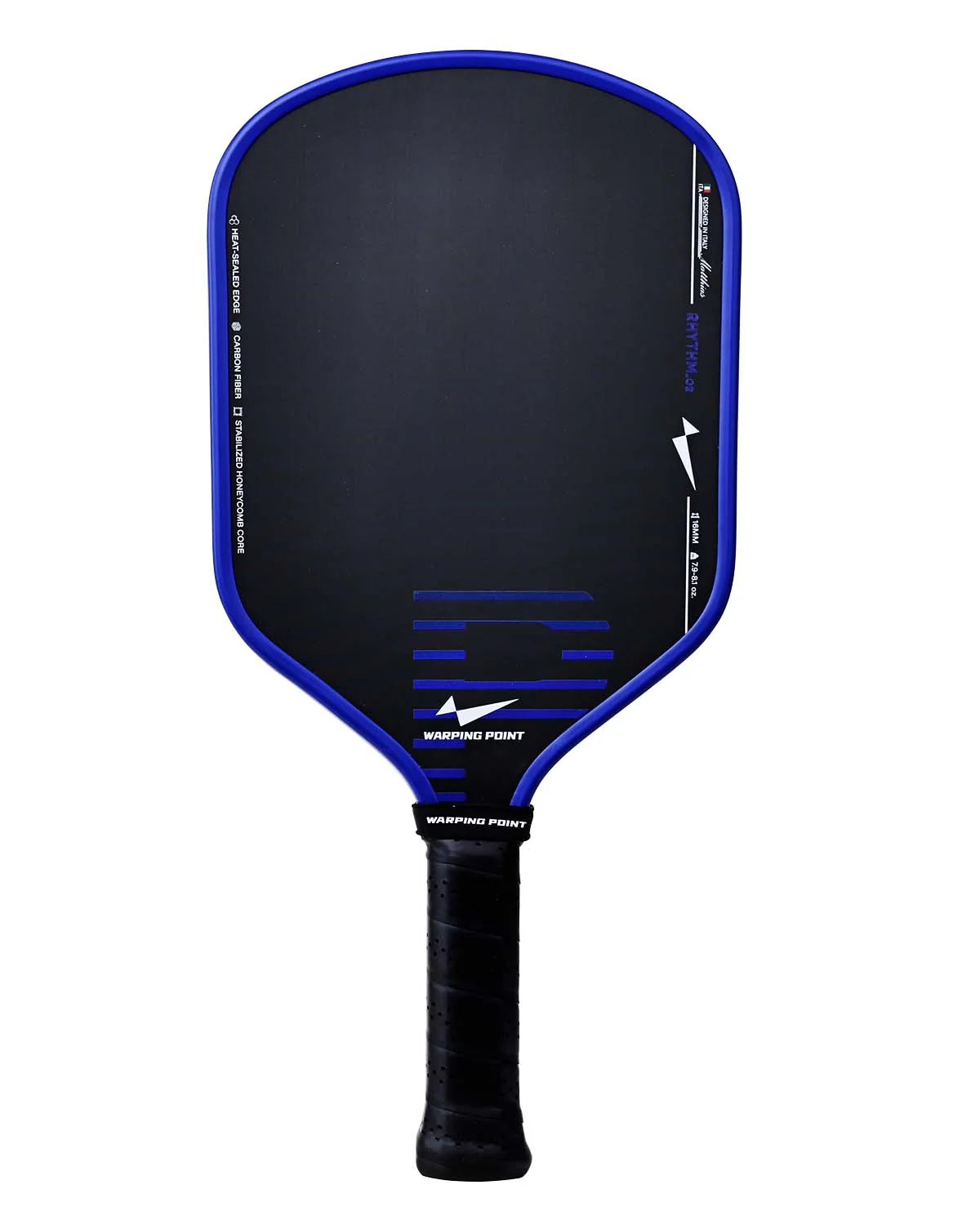 Warping Point Rhythm Pickleball Paddle 16mm in Red - Core, Maximum Spin & Control - Image 2