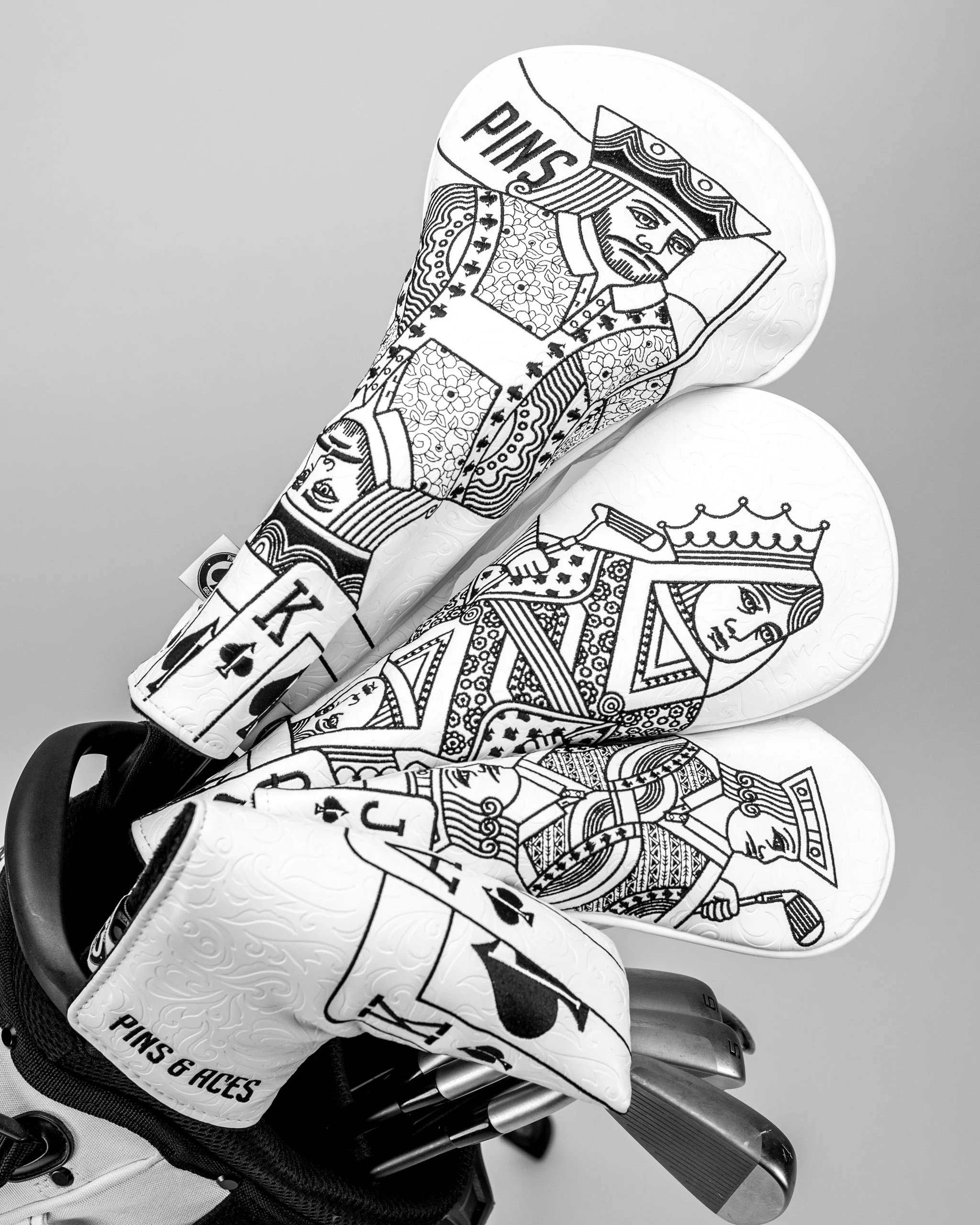 White Out King of Spades - Driver Cover - Image 6