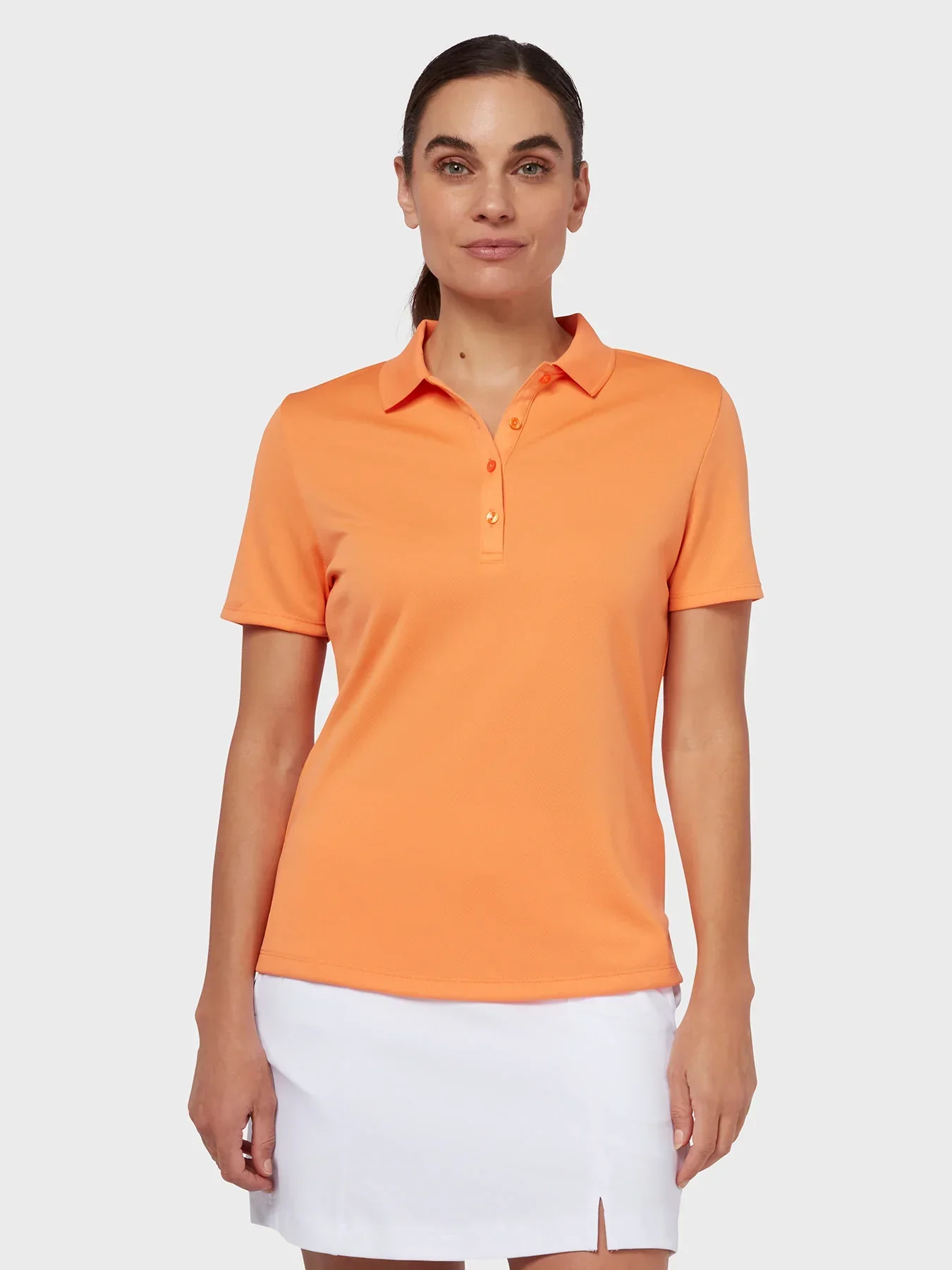 Womens Solid Swing Tech™ Polo - Image 4