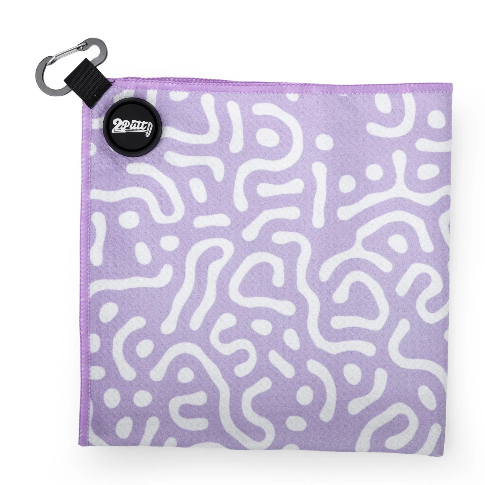 Wrong Fairway Lavender Magnet Golf Towel - Image 2